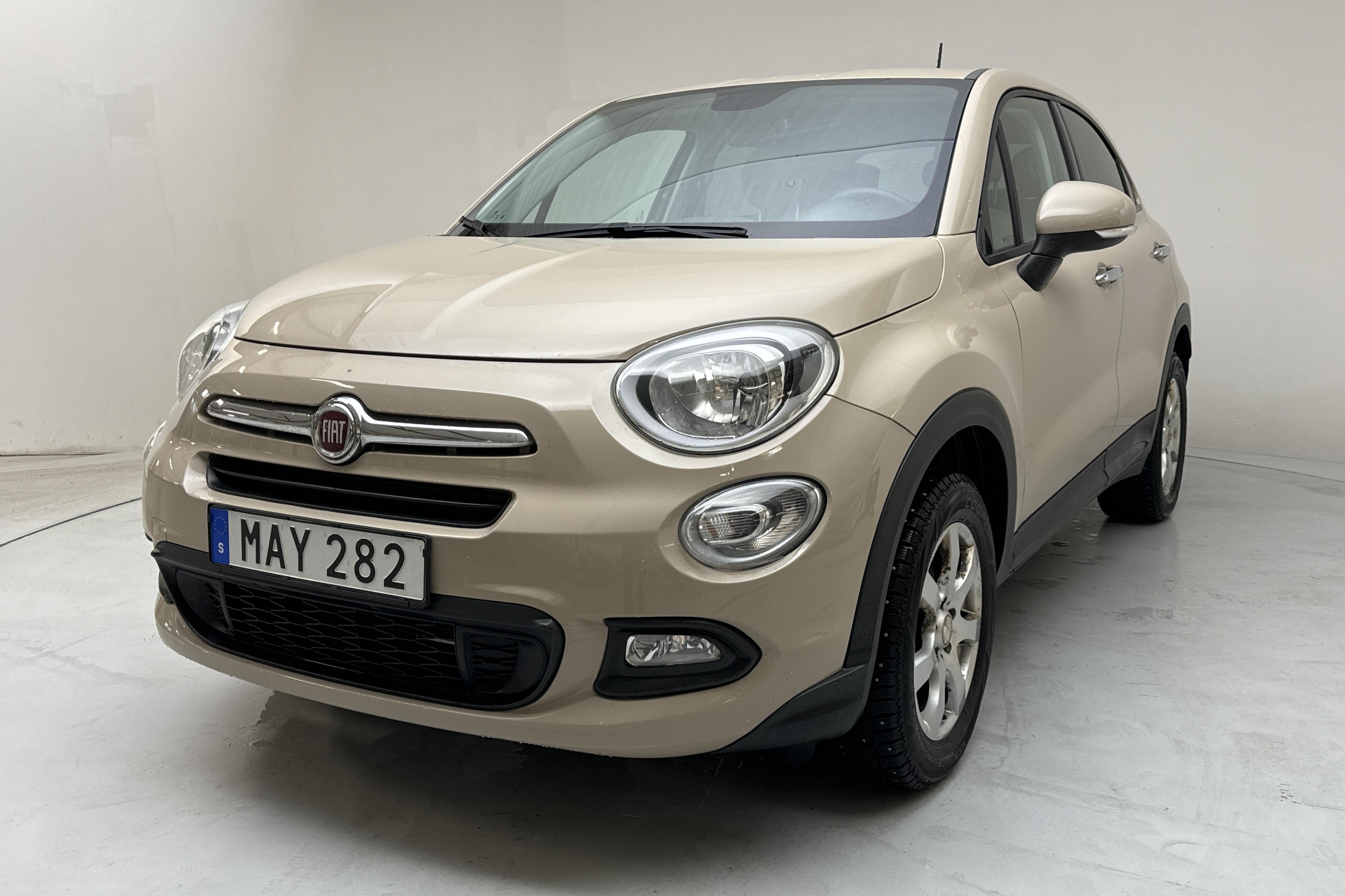 Fiat 500X 1.6 E-torq (110hk) - 86 420 km - Manualna - brązowy - 2017