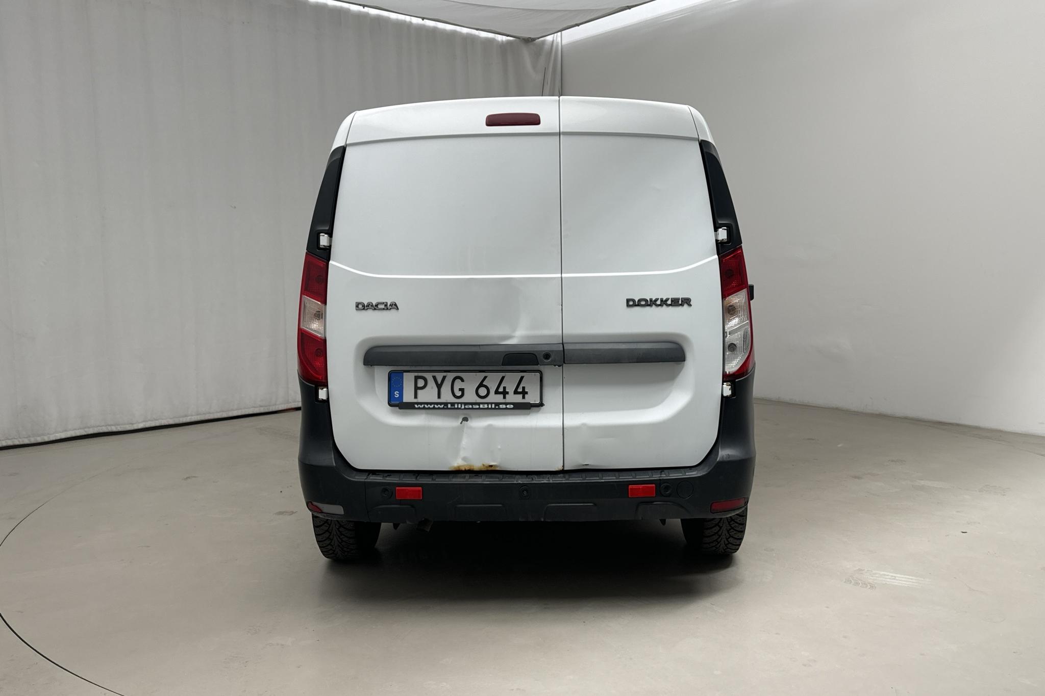 Dacia Dokker Van 1.5 dCi (90hk) - 251 220 km - Manuaalinen - valkoinen - 2015