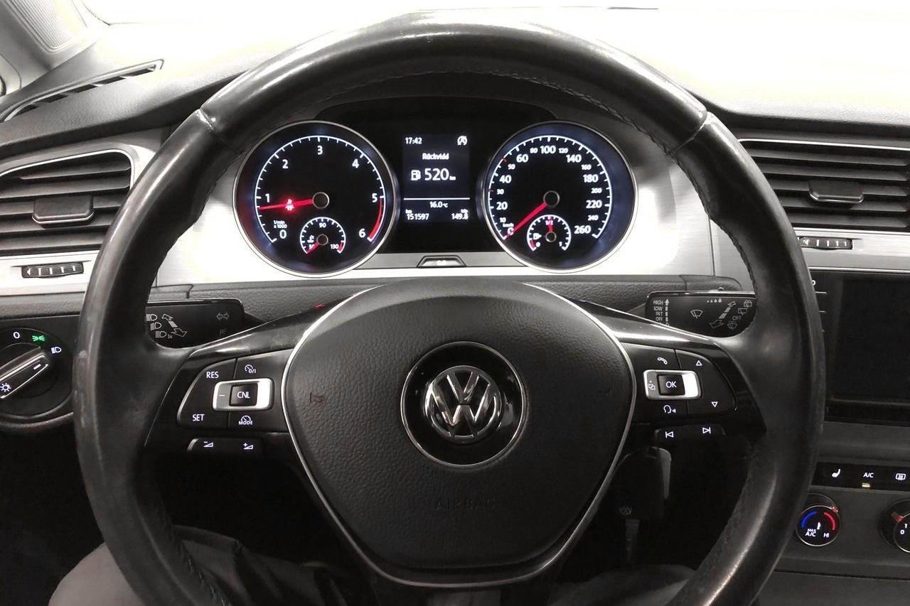 VW Golf VII 1.6 TDI BlueMotion Sportscombi (110hk) - 151 590 km - Käsitsi - valge - 2016