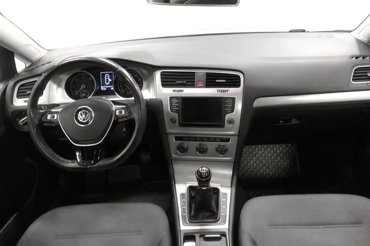 VW Golf VII 1.6 TDI BlueMotion Sportscombi (110hk) - 151 590 km - Manualna - biały - 2016