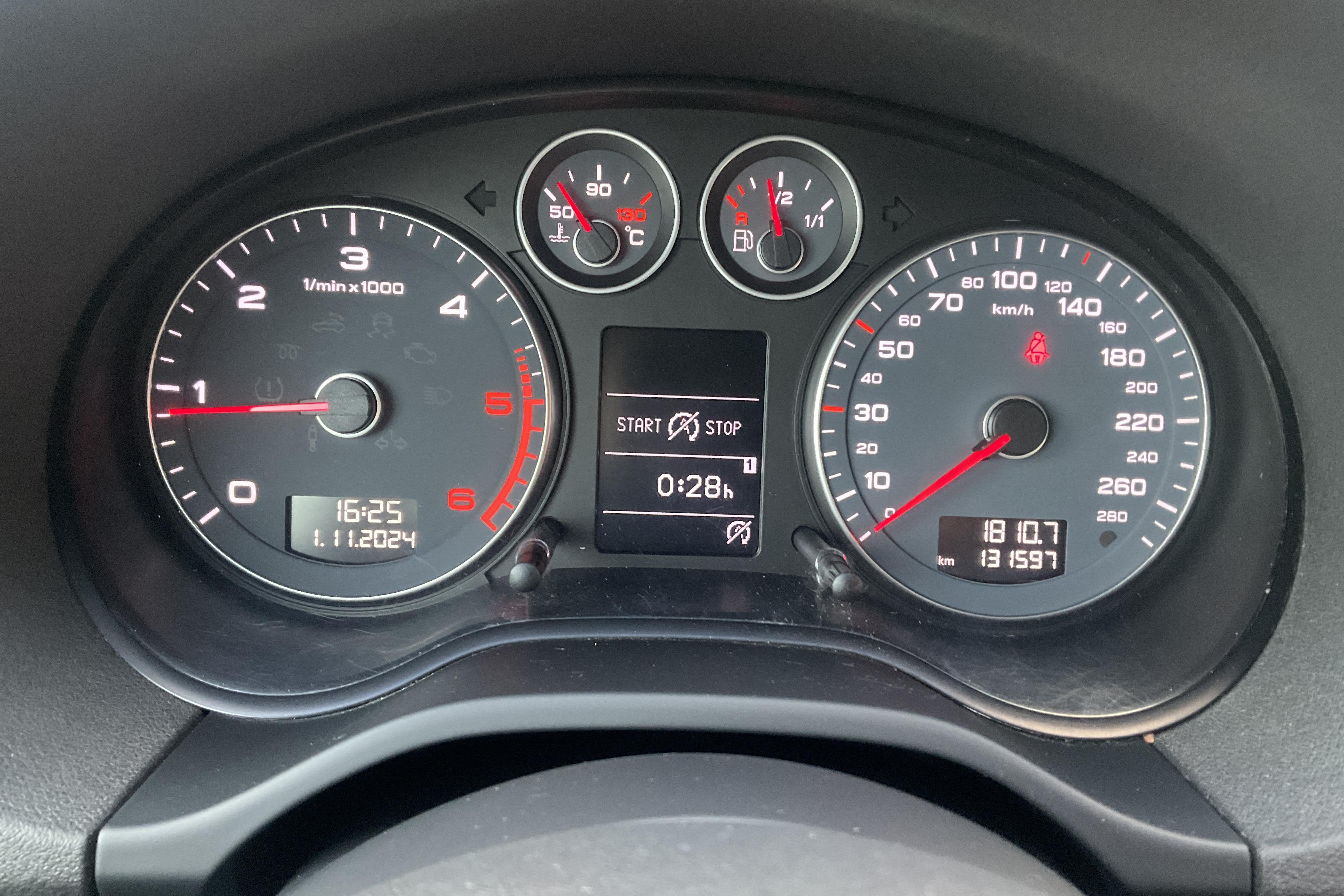 Audi A3 1.6 TDI Sportback (105hk) - 131 590 km - Manualna - biały - 2011