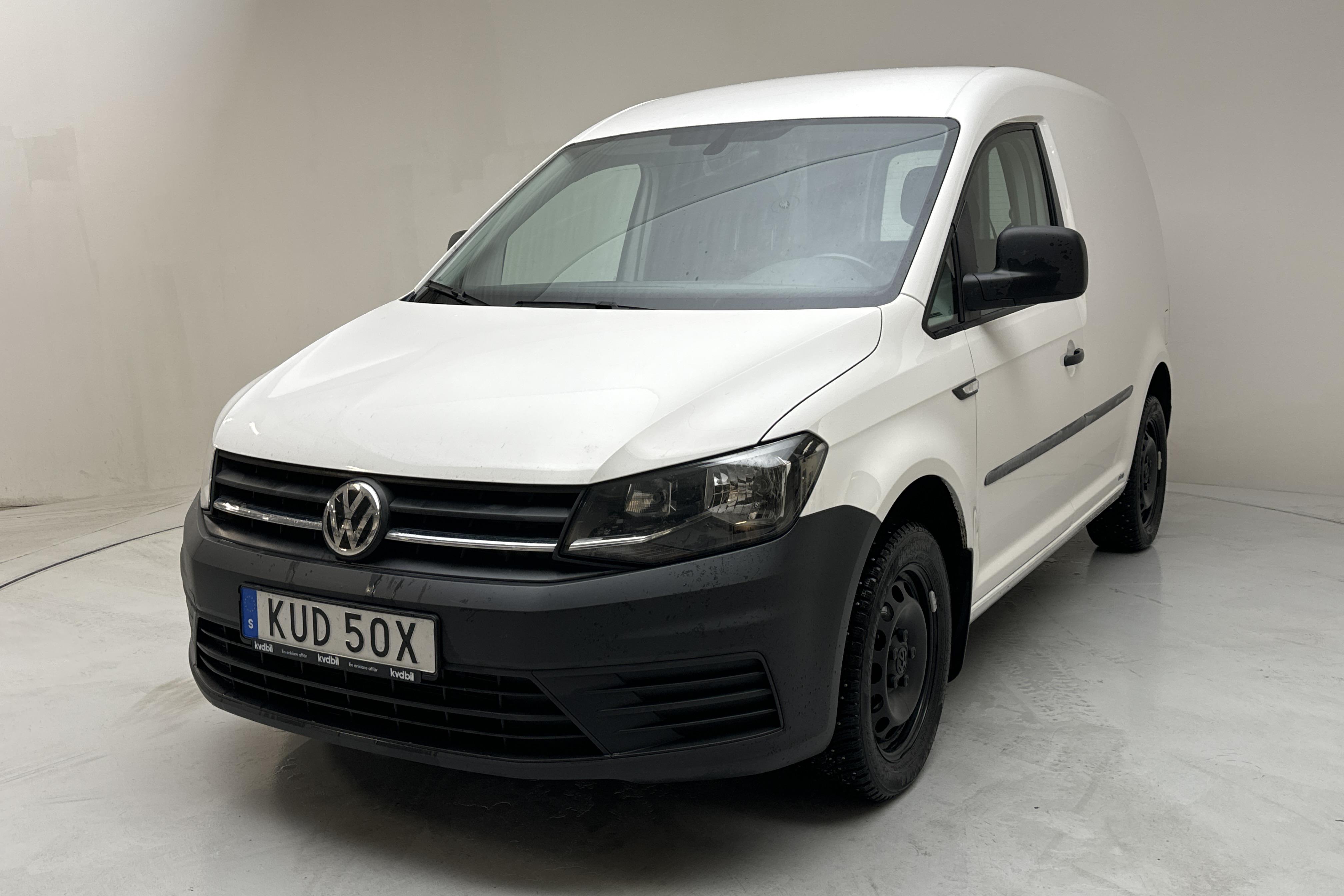 VW Caddy 2.0 TDI Skåp (150hk) - 64 640 km - Automatic - white - 2019