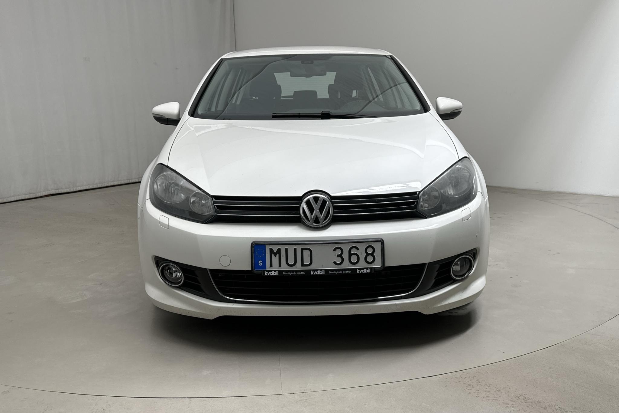 VW Golf VI 1.6 TDI BlueMotion Technology 5dr (105hk) - 194 810 km - Manuaalinen - valkoinen - 2012