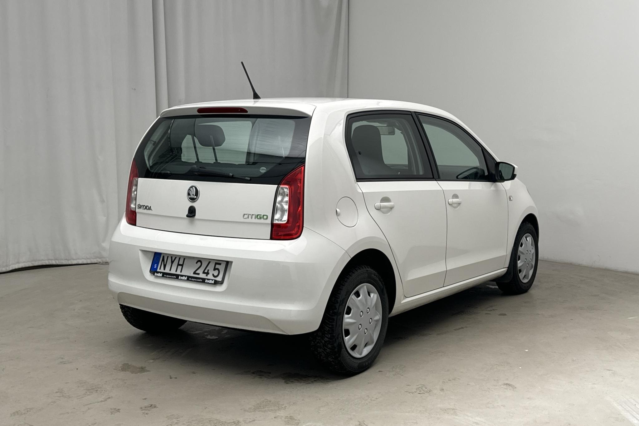 Skoda Citigo MPI 5dr CNG (68hk) - 90 090 km - Manualna - biały - 2014