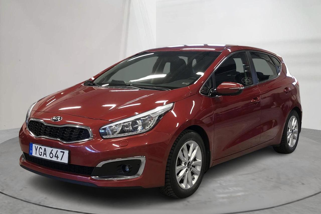 KIA Cee'd 1.6 5dr (135hk) - 109 840 km - Manual - red - 2016