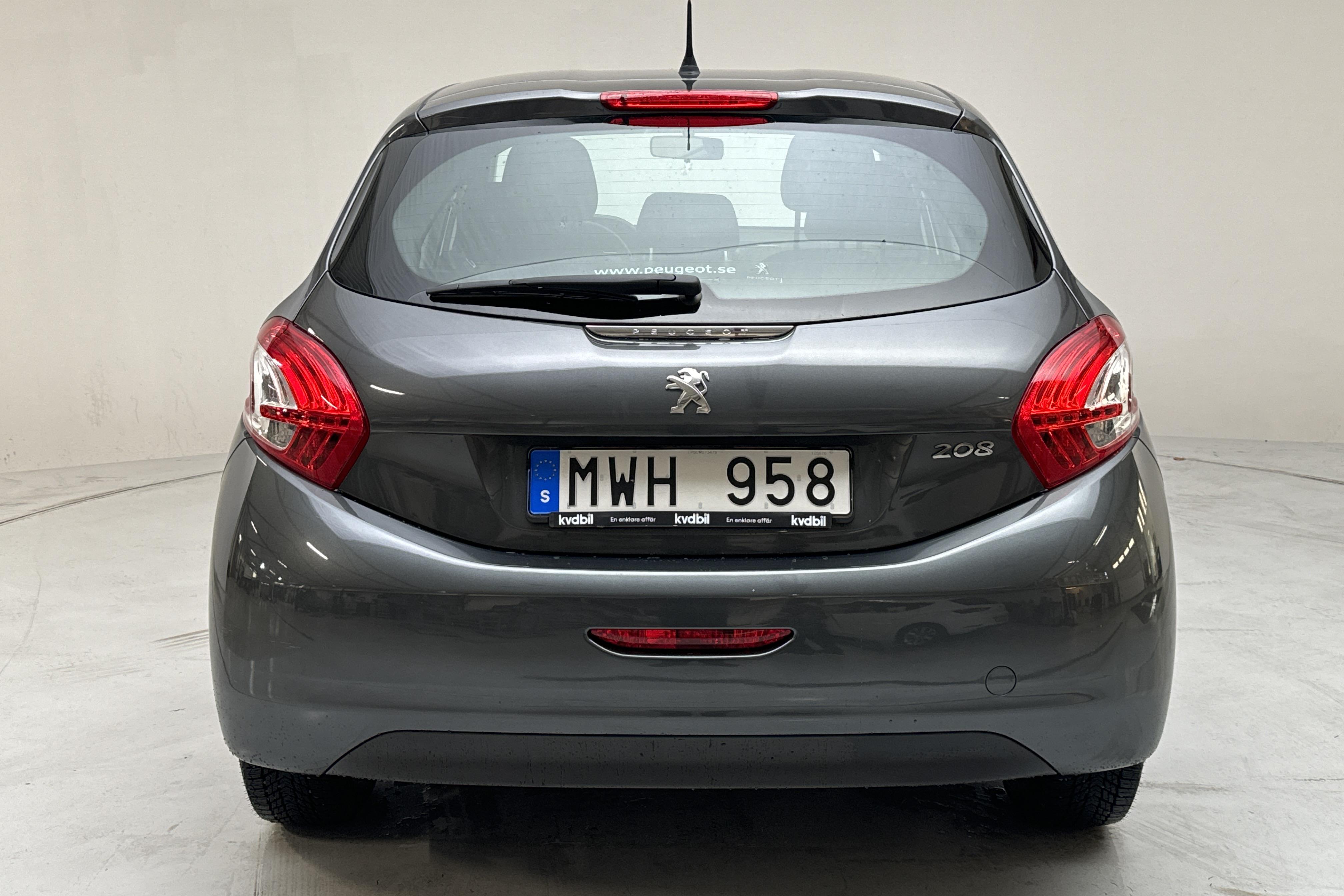 Peugeot 208 1.4 VTi 5dr (95hk) - 90 230 km - Manuaalinen - Dark Grey - 2012