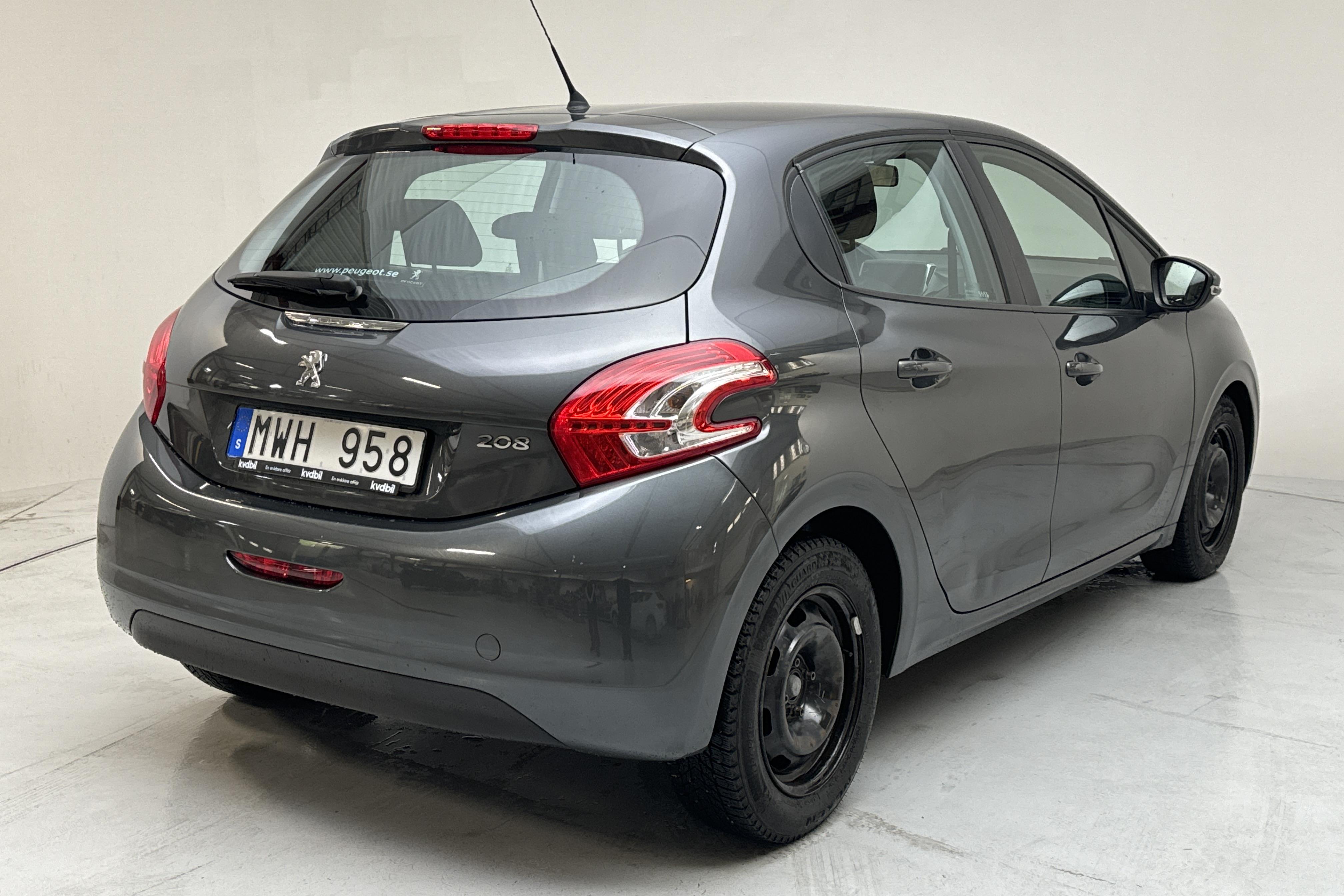 Peugeot 208 1.4 VTi 5dr (95hk) - 90 230 km - Manual - Dark Grey - 2012