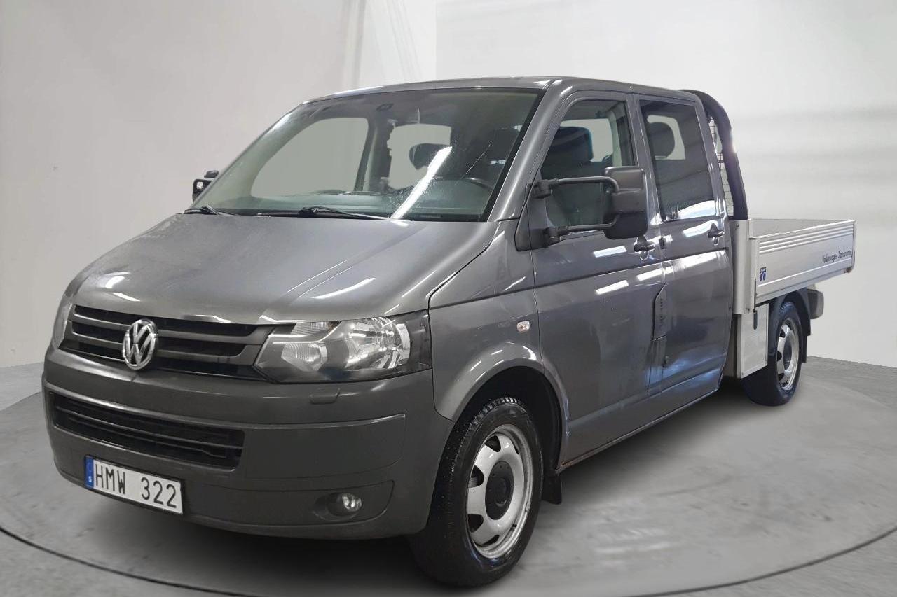 VW Transporter T5 2.0 BiTDI Pickup 4MOTION (180hk) - 198 610 km - Manual - gray - 2013