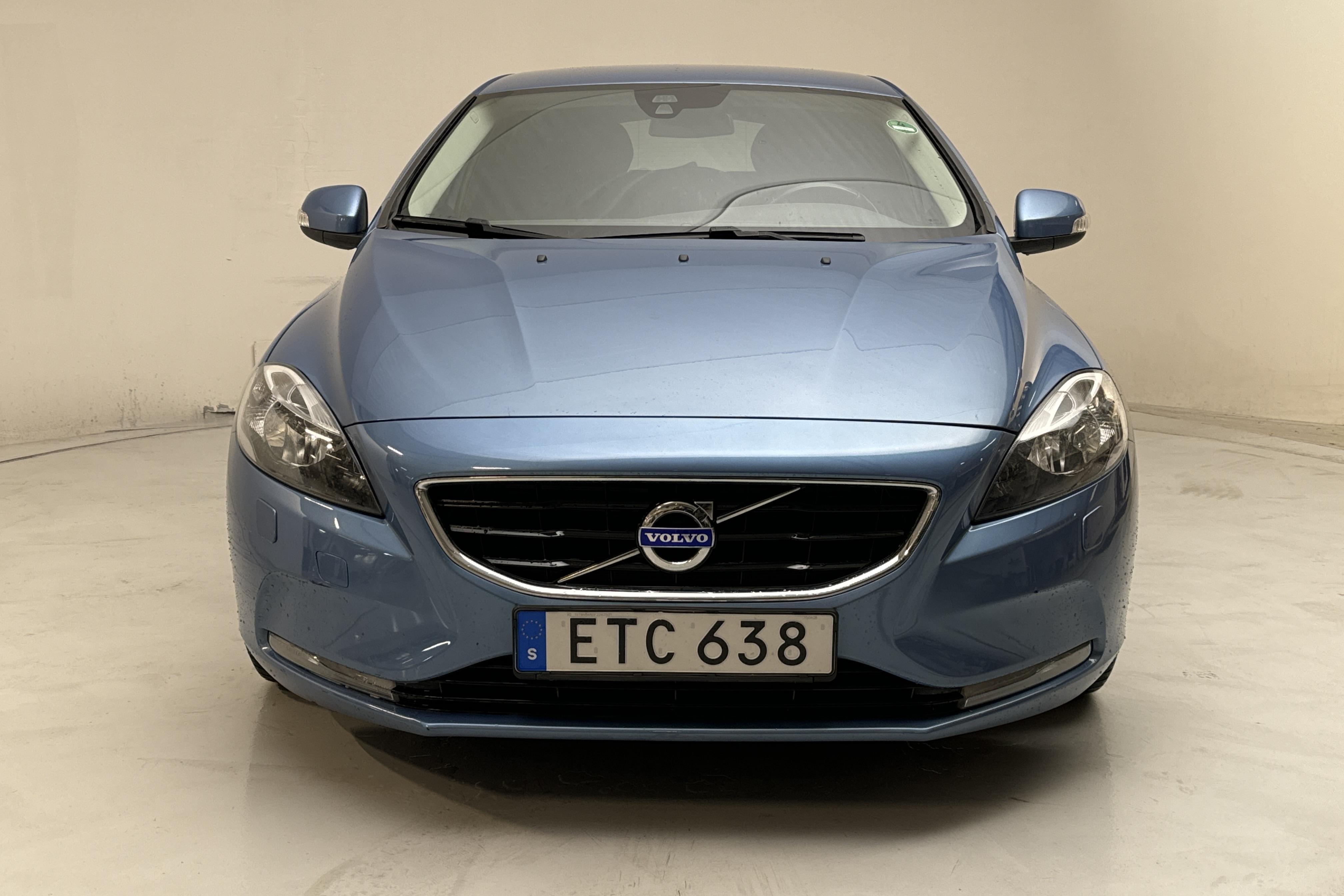 Volvo V40 D2 (115hk) - 158 880 km - Automatyczna - niebieski - 2015