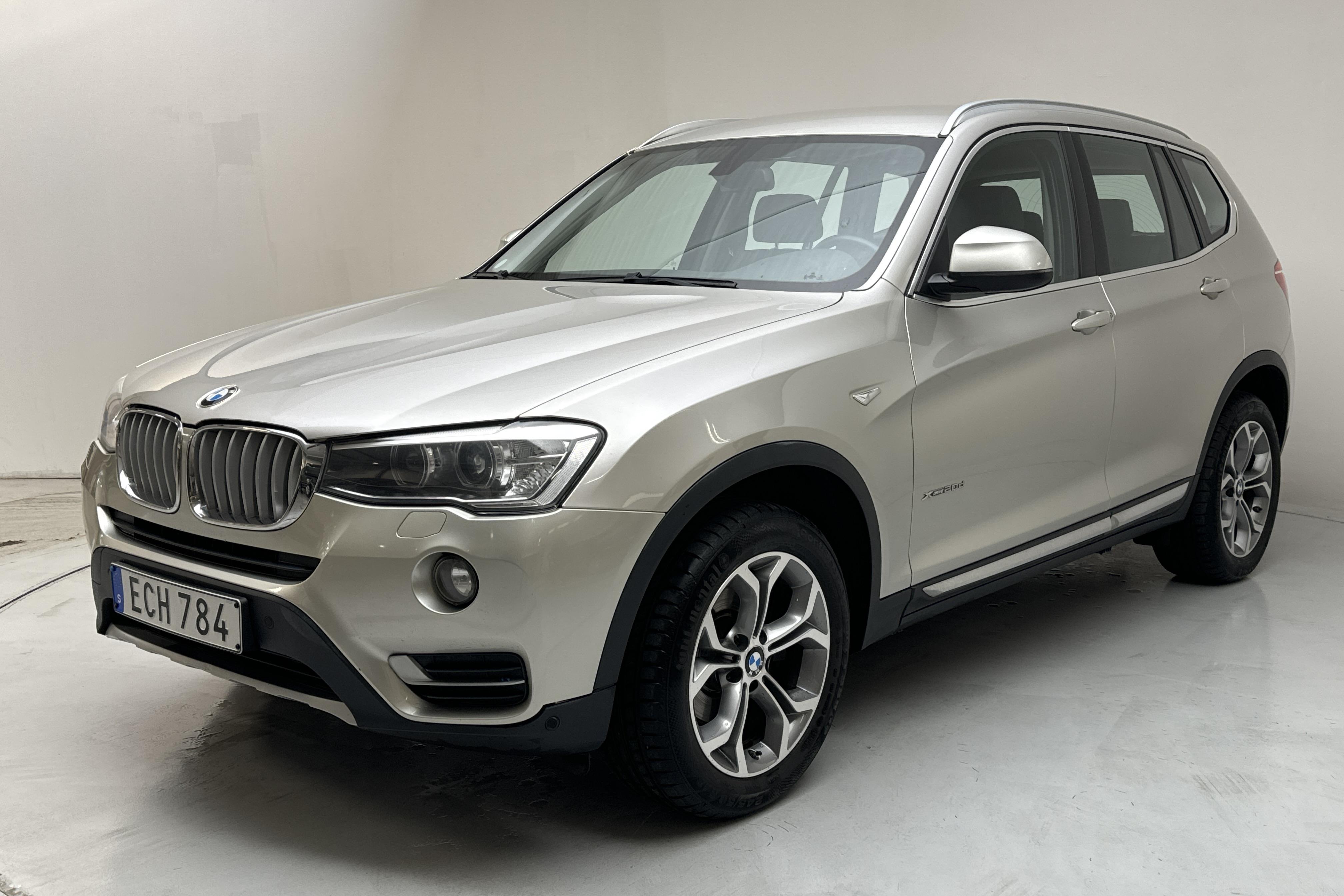 BMW X3 xDrive20d, F25 (190hk) - 173 430 km - Automatic - Light Grey - 2015