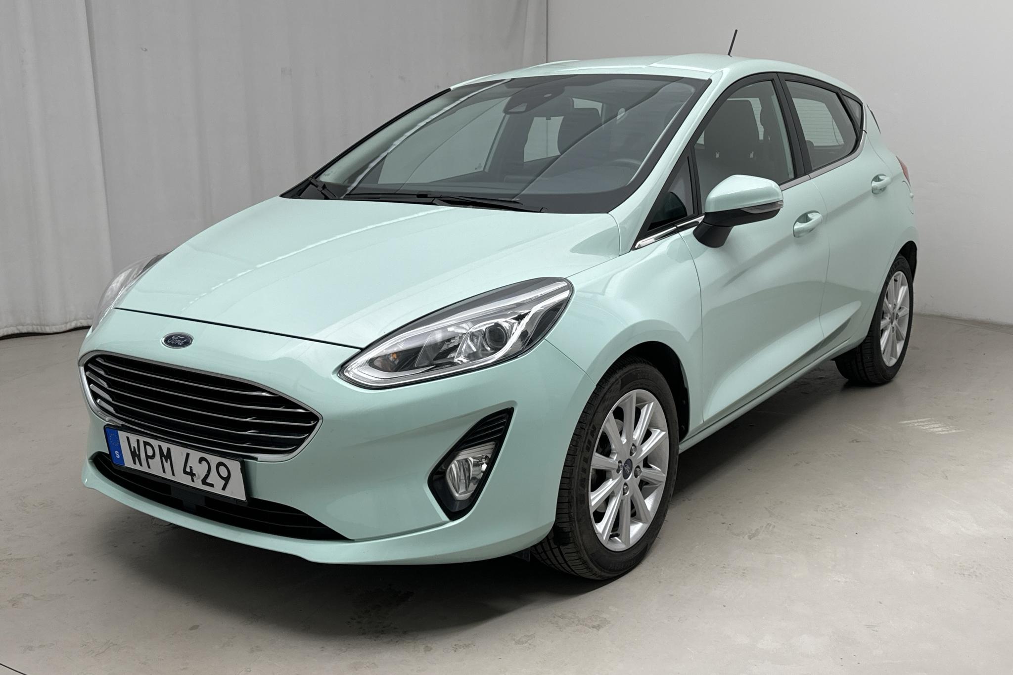 Ford Fiesta 1.0T EcoBoost 5dr (100hk) - 72 520 km - Manuaalinen - vihreä - 2018