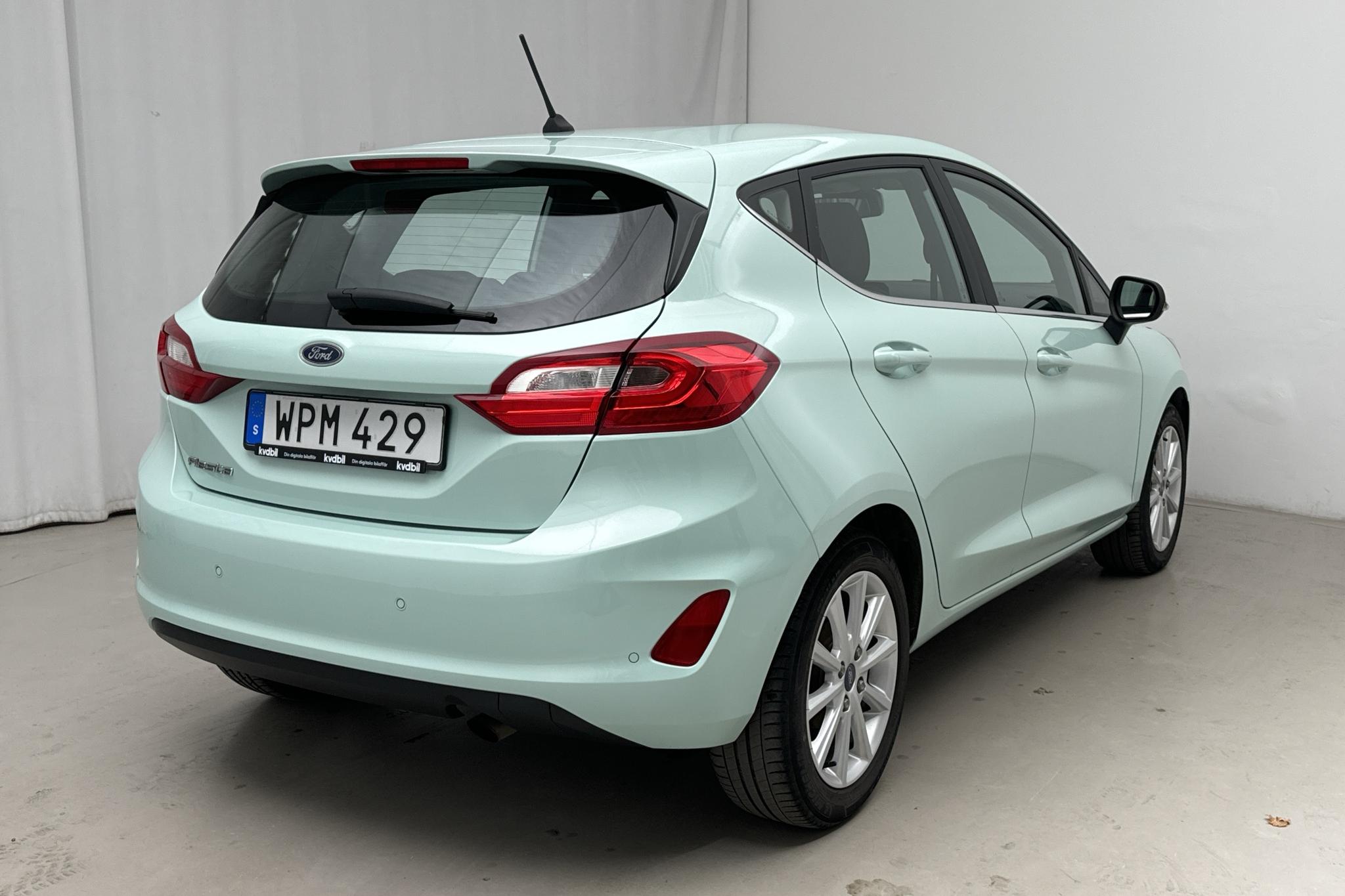 Ford Fiesta 1.0T EcoBoost 5dr (100hk) - 72 520 km - Manuaalinen - vihreä - 2018