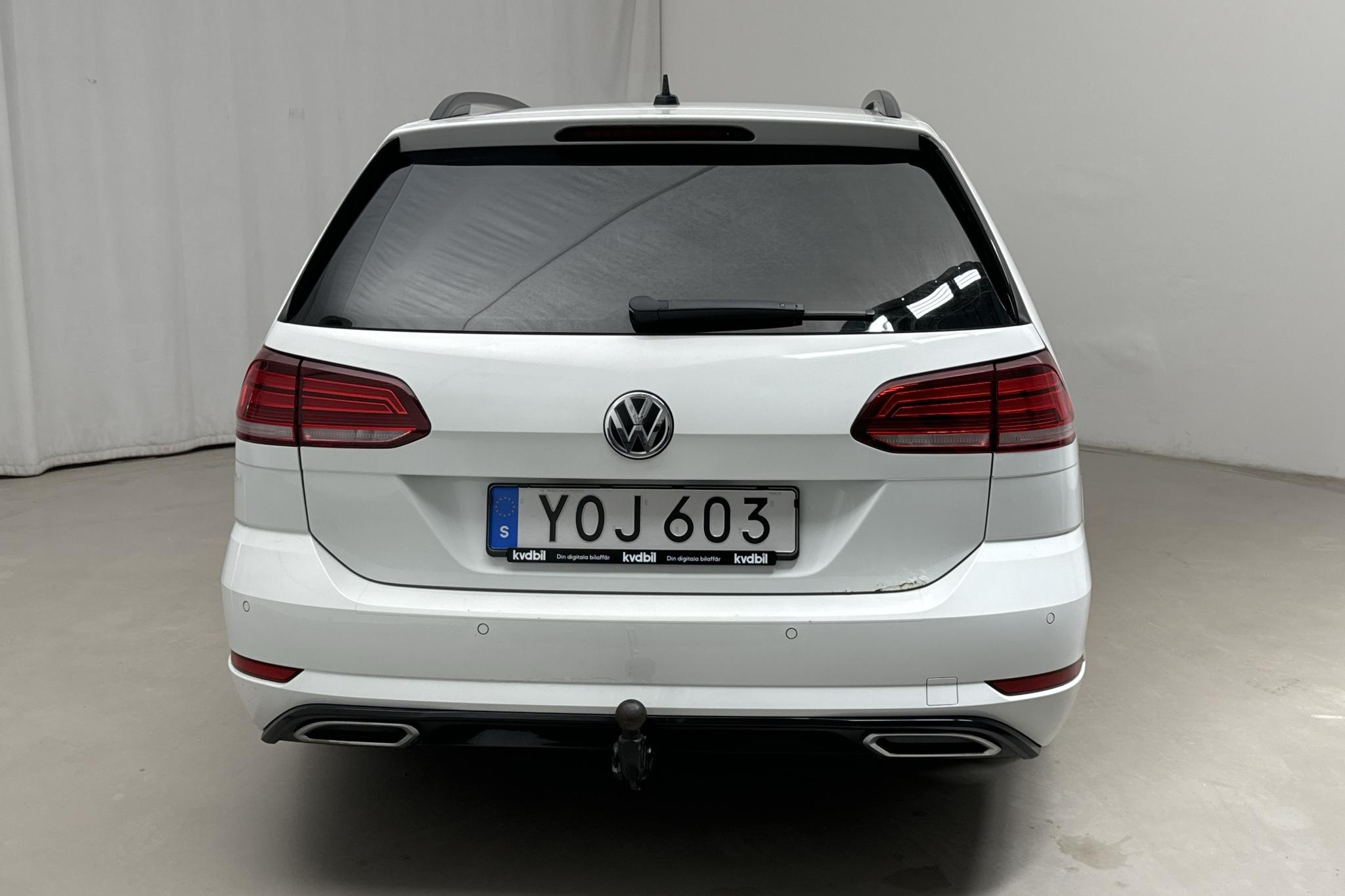 VW Golf VII 1.4 TSI Sportscombi (150hk) - 18 130 mil - Automat - vit - 2018