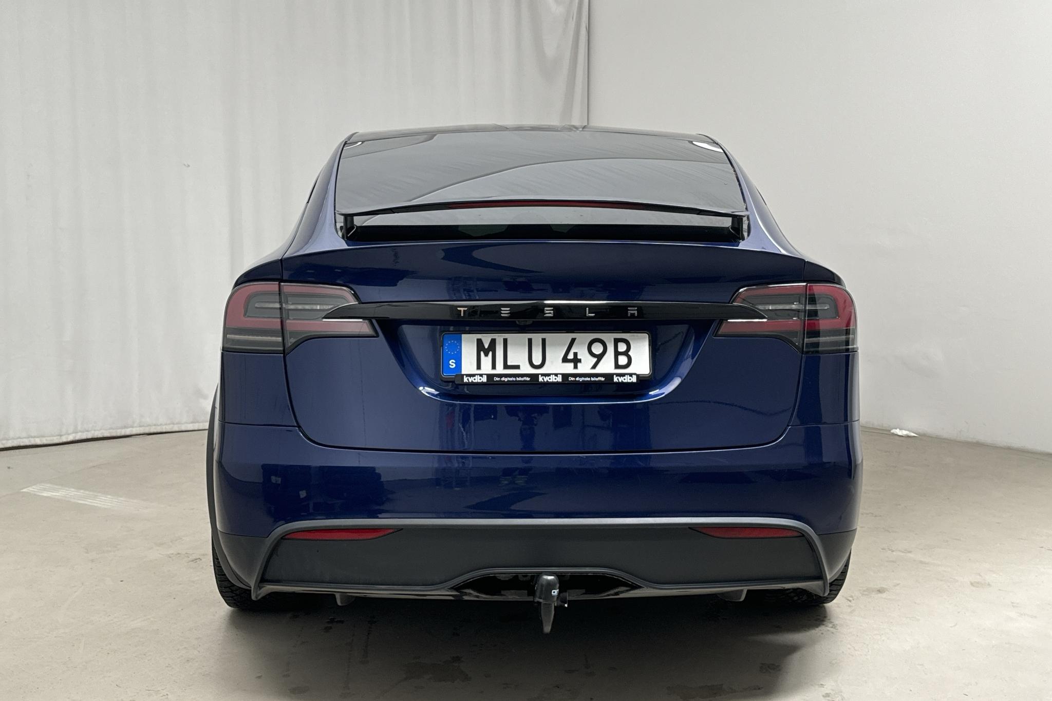 Tesla Model X LR AWD (669hk) - 3 320 mil - Automat - blå - 2023