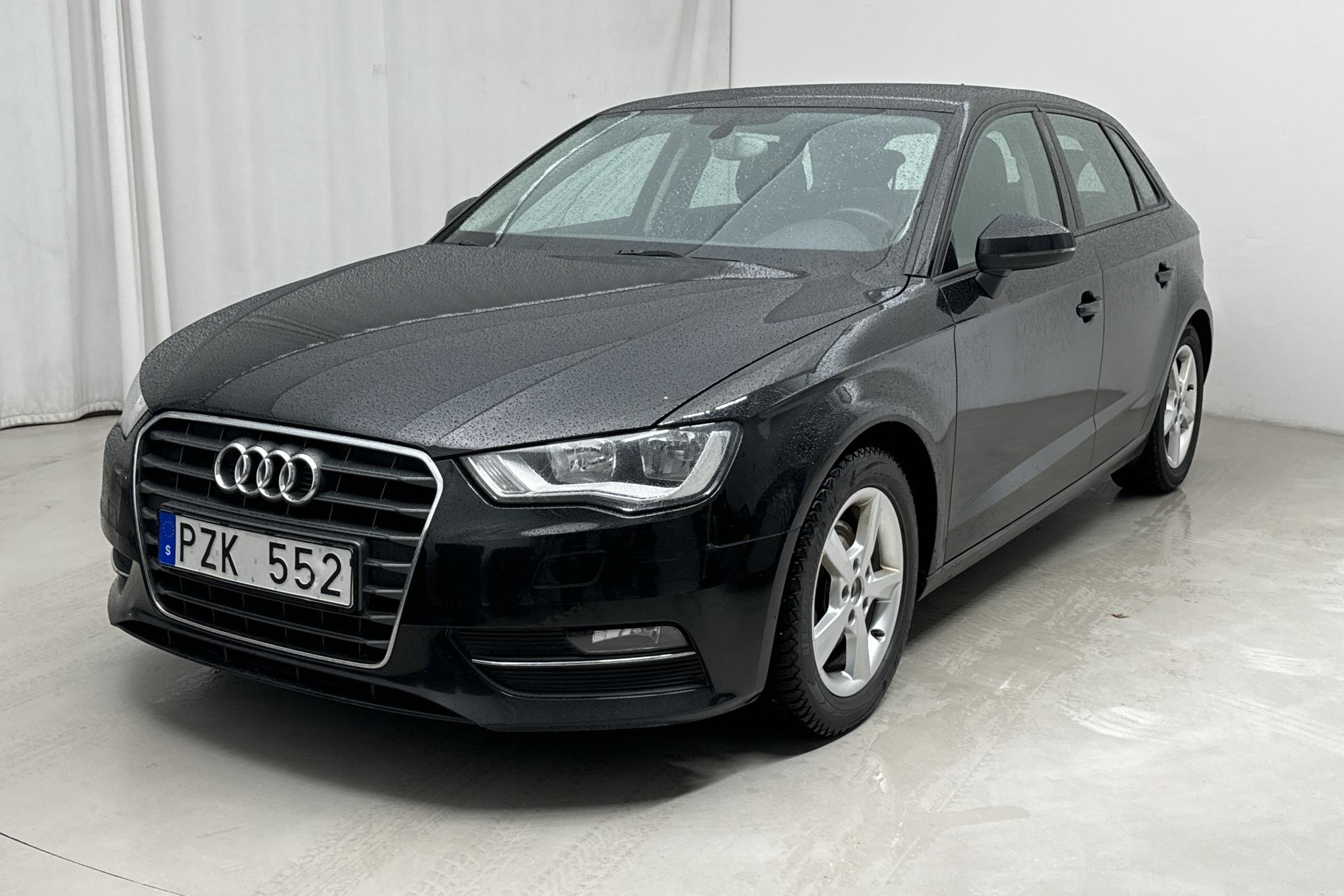 Audi A3 2.0 TDI Sportback (150hk) - 162 080 km - Automatyczna - czarny - 2014