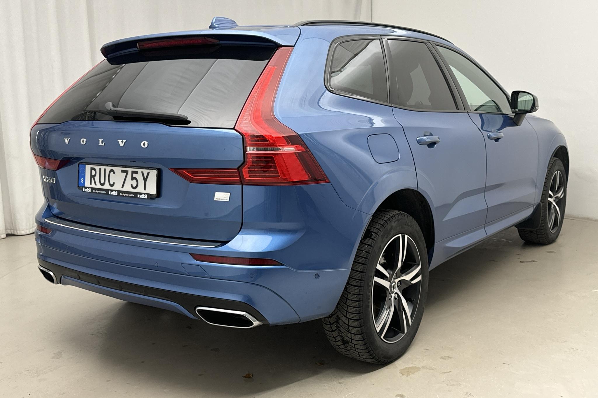 Volvo XC60 T8 AWD Recharge (390hk) - 90 070 km - Automatyczna - niebieski - 2021