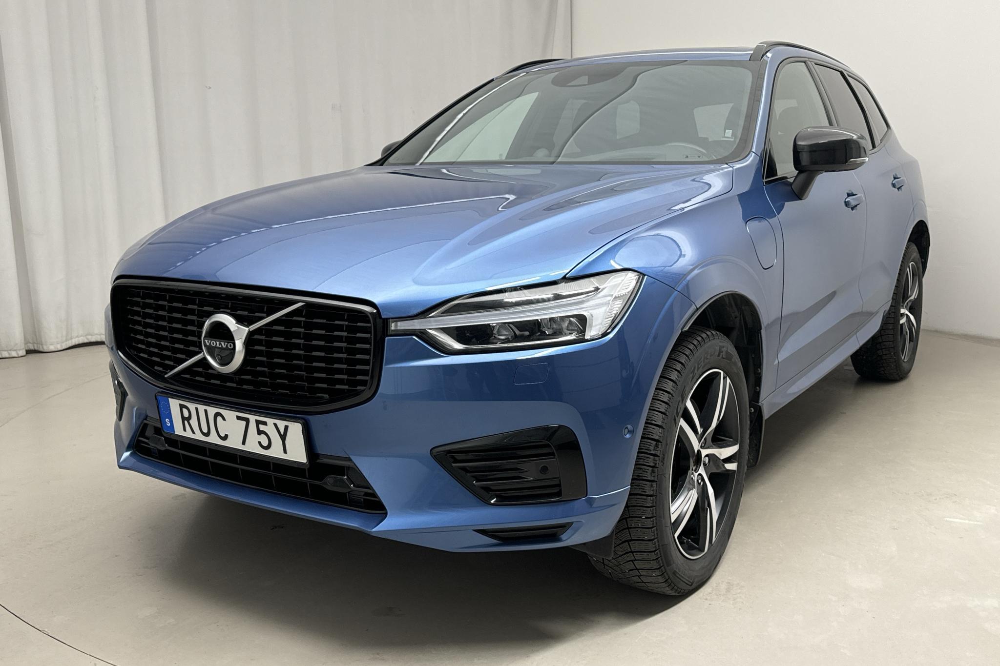 Volvo XC60 T8 AWD Recharge (390hk) - 90 070 km - Automatyczna - niebieski - 2021