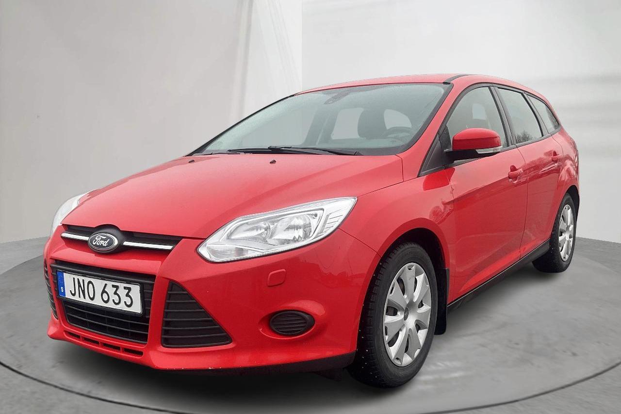 Ford Focus 1.0 EcoBoost Kombi (100hk) - 164 450 km - Manual - red - 2014