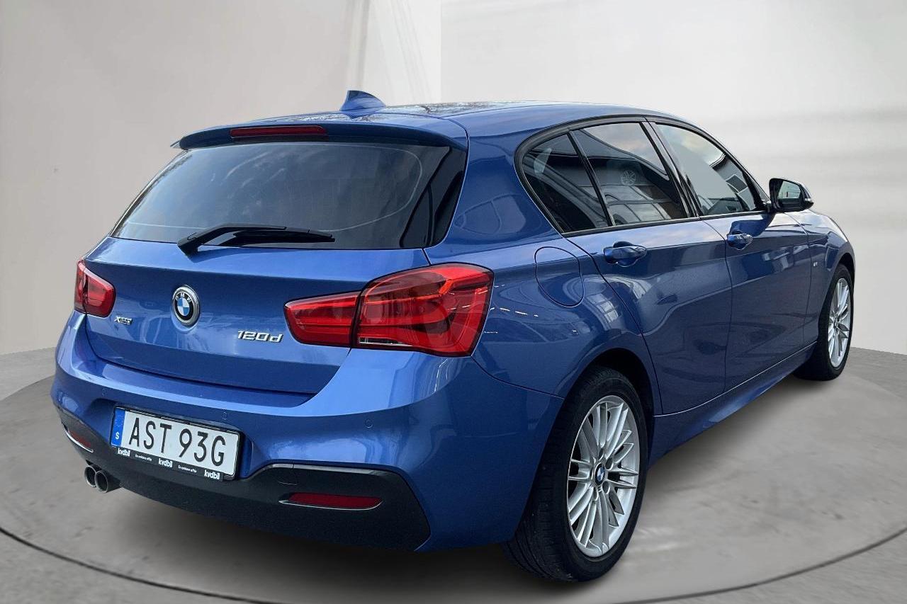 BMW 120d xDrive 5dr, F20 (190hk) - 45 090 km - Automatic - blue - 2019