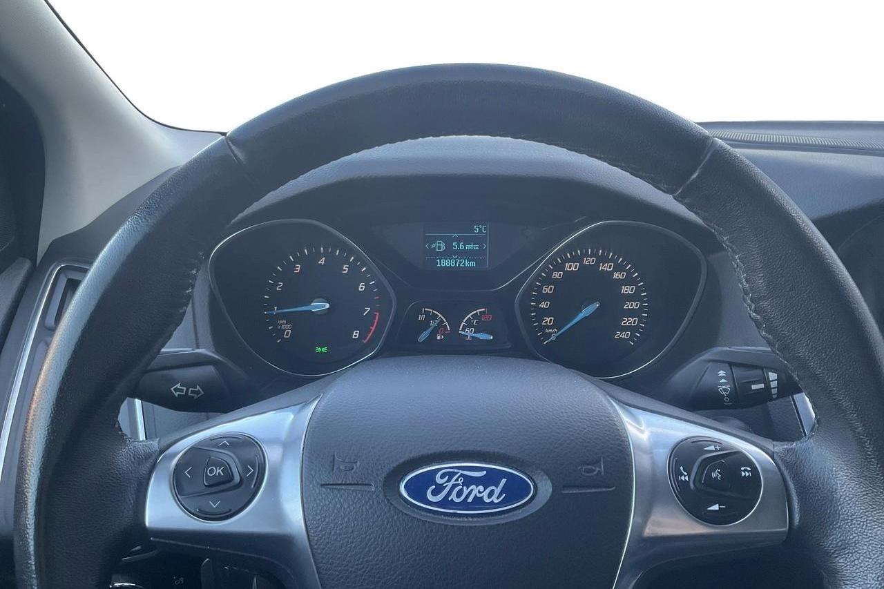 Ford Focus 1.0 EcoBoost Kombi (100hk) - 188 880 km - Manuaalinen - sininen - 2013