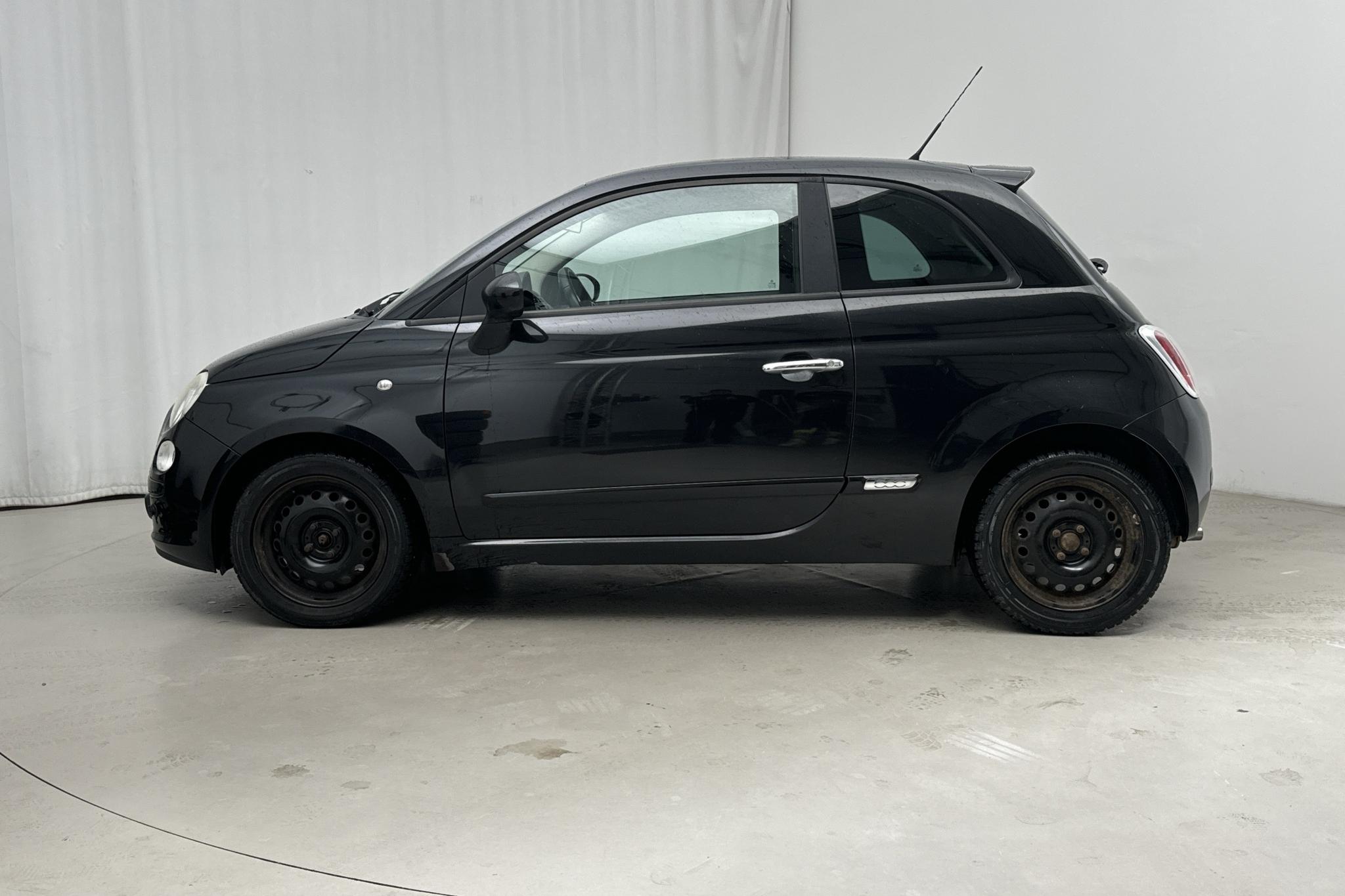 Fiat 500 1.2 (69hk) - 76 610 km - Manual - black - 2008