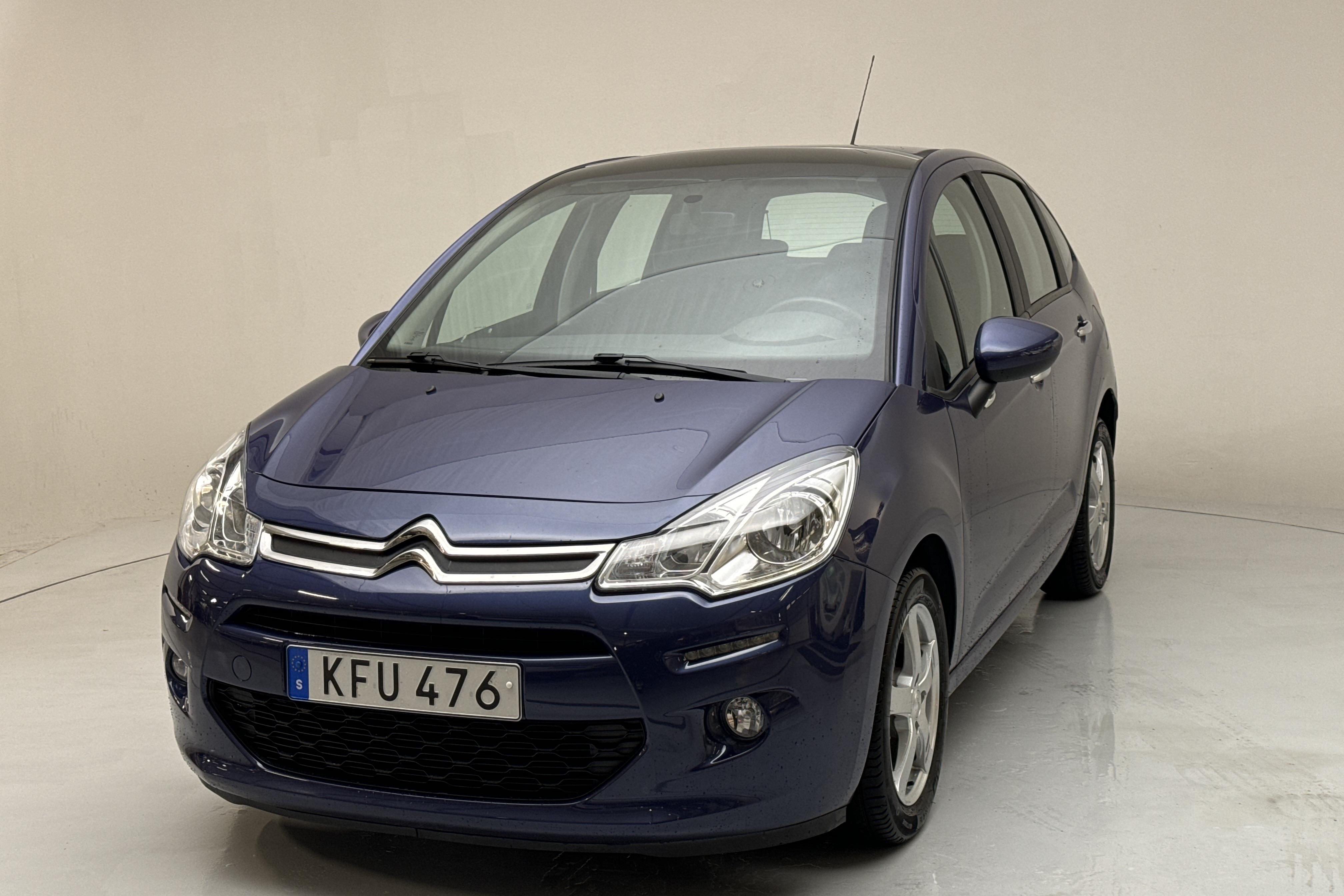 Citroen C3 1.2 VTi (82hk) - 38 880 km - Manual - blue - 2016