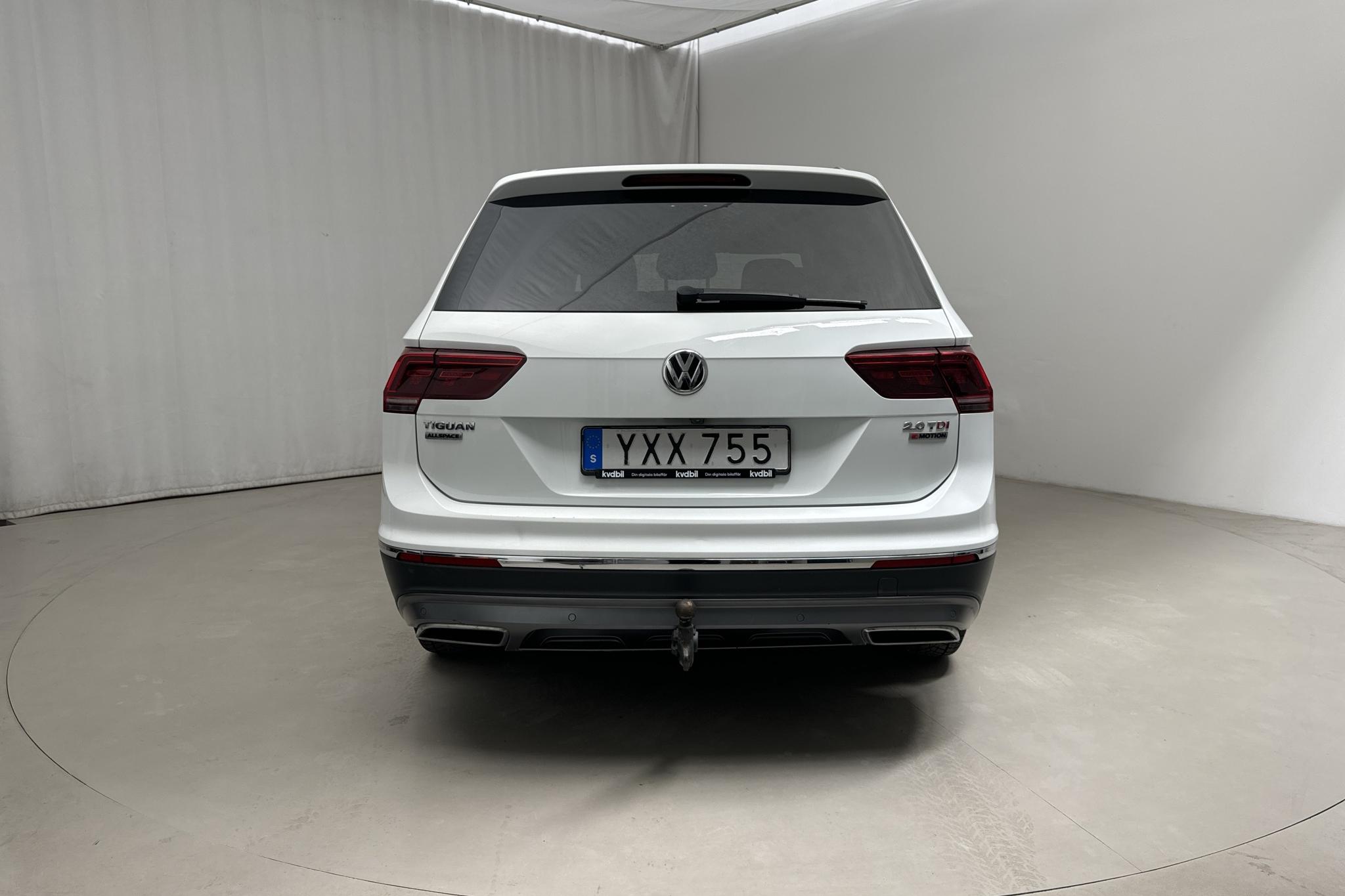 VW Tiguan Allspace 2.0 TDI 4MOTION (190hk) - 24 218 mil - Automat - vit - 2018