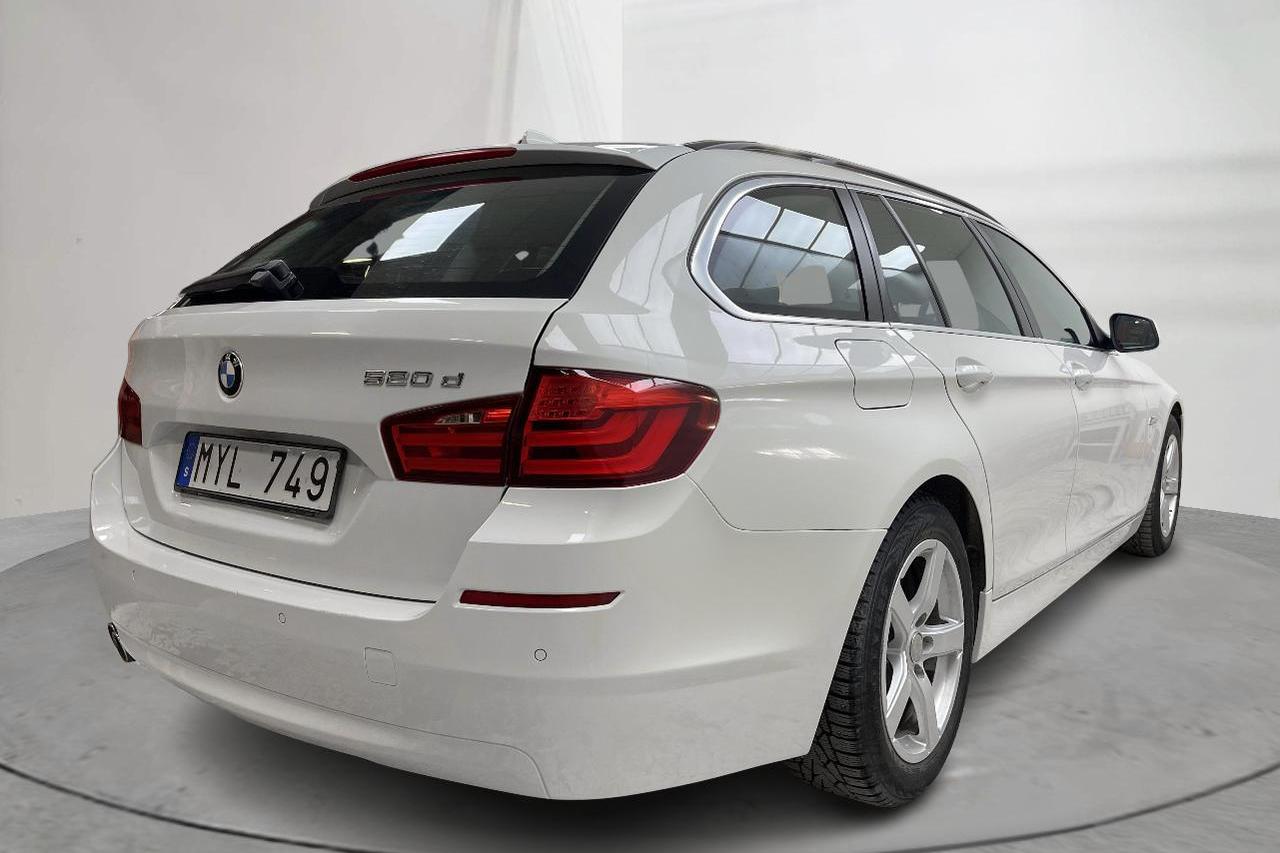 BMW 520d Touring, F11 (184hk) - 14 630 mil - Manuell - vit - 2013