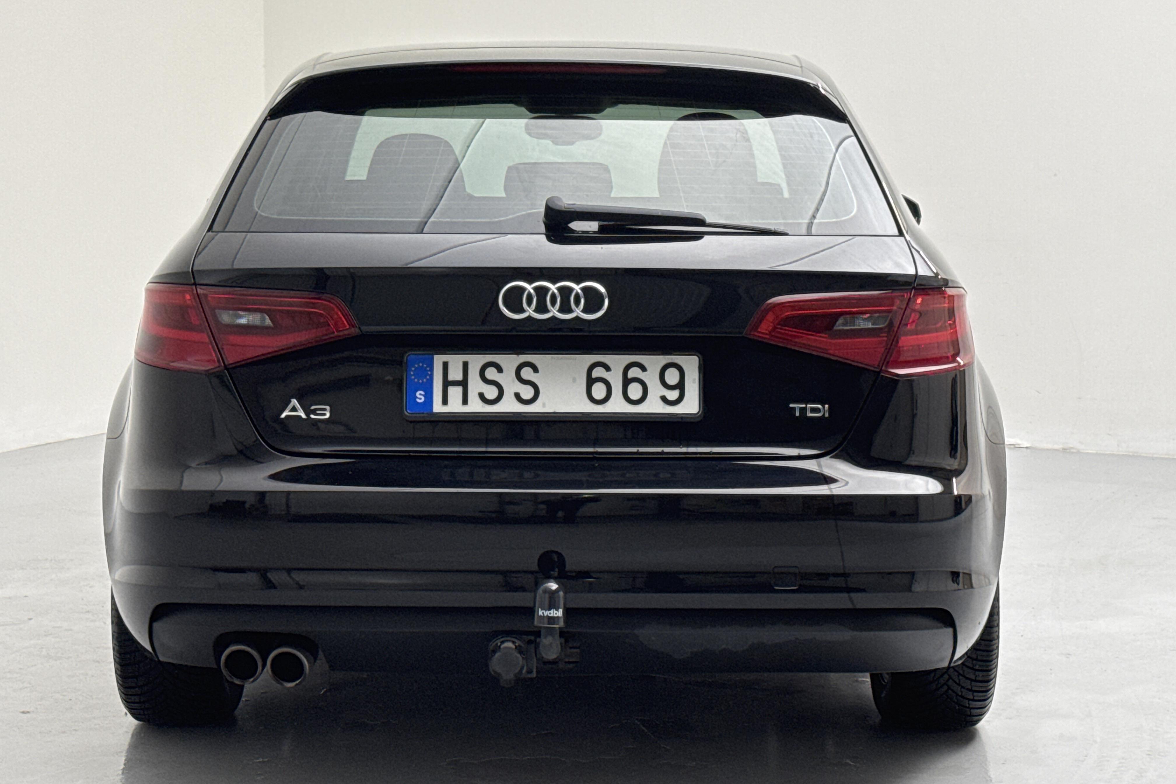 Audi A3 2.0 TDI Sportback (150hk) - 217 130 km - Automatic - black - 2014