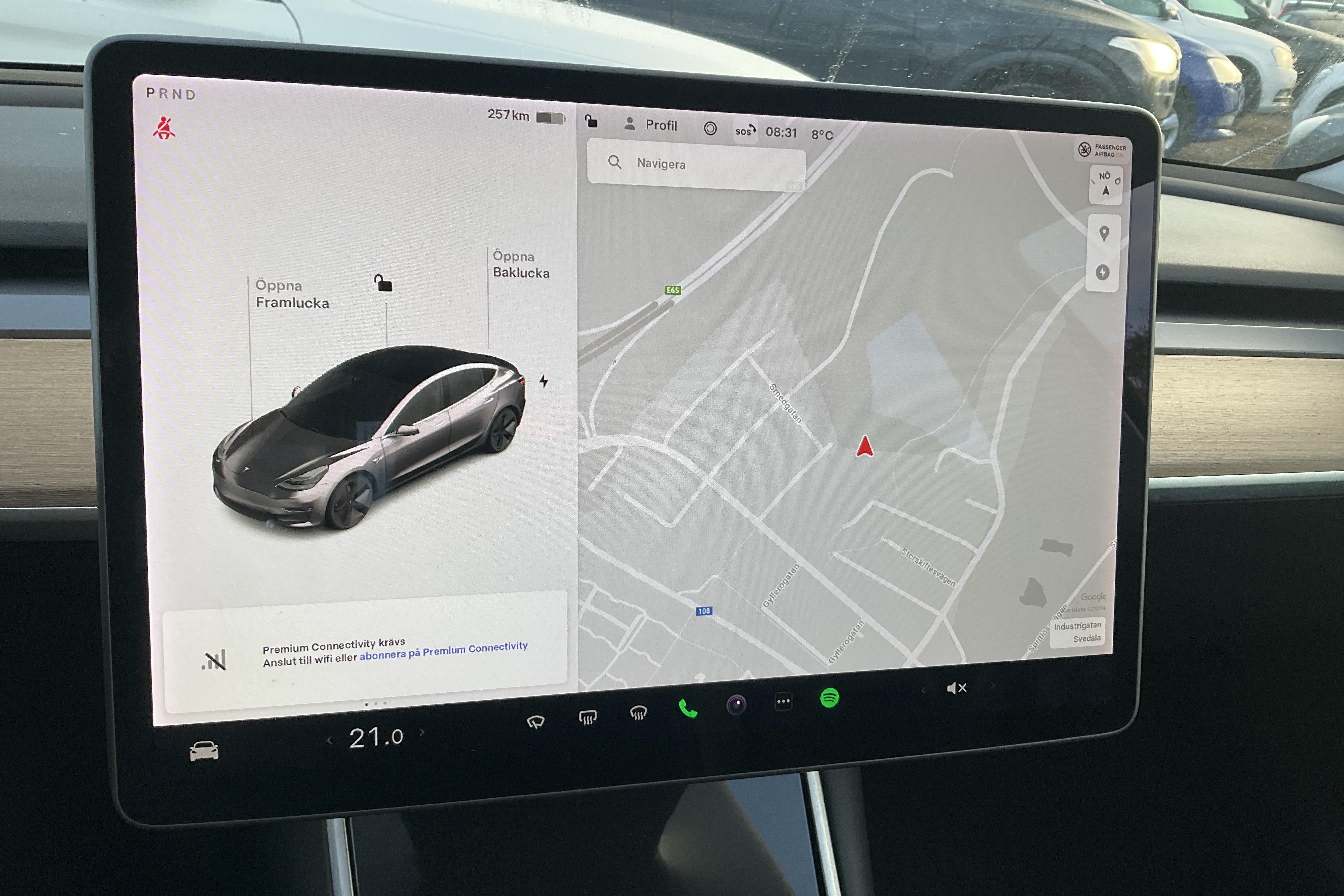 Tesla Model 3 Long Range Dual Motor AWD - 147 680 km - Automatyczna - szary - 2020