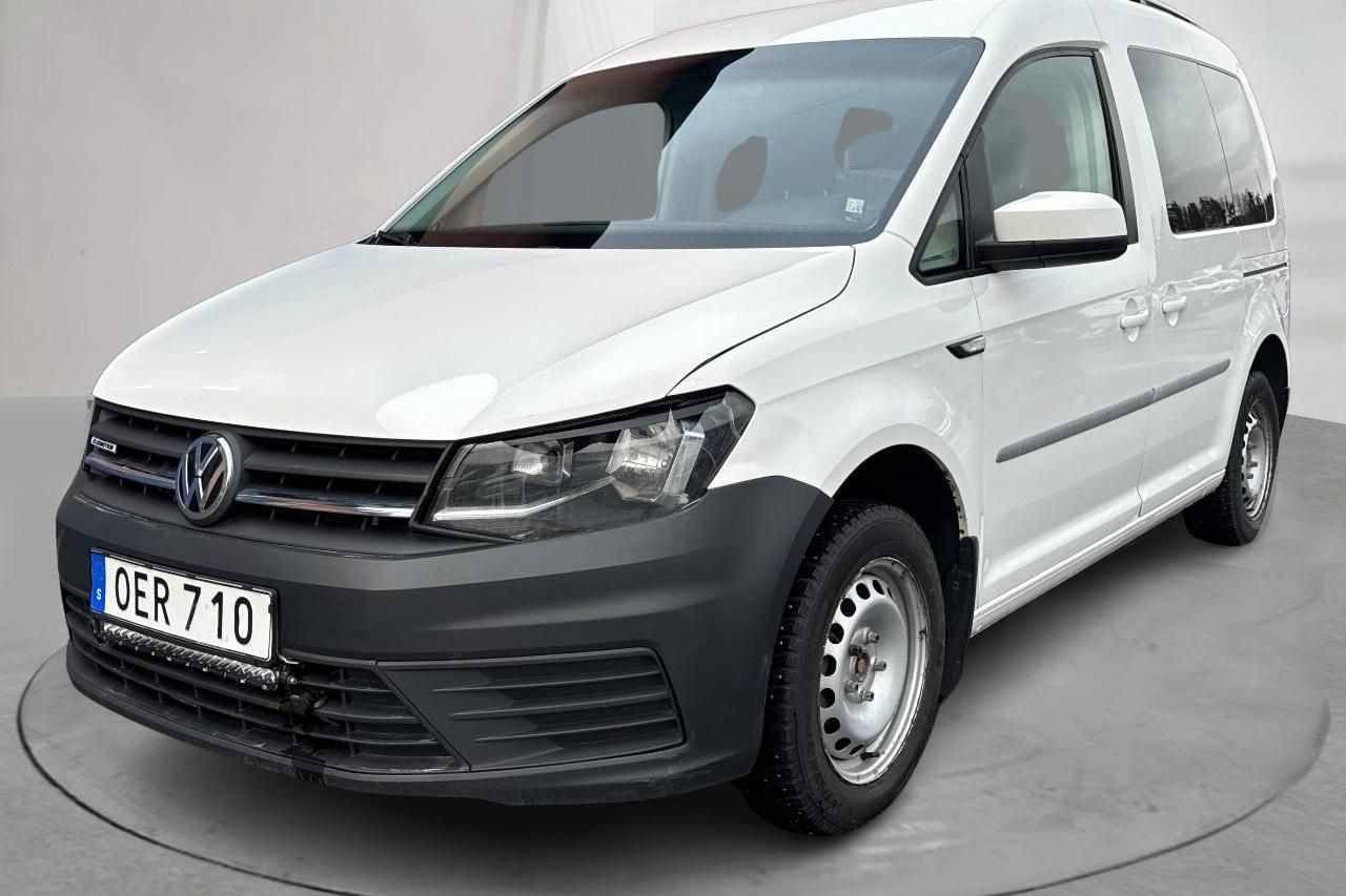 VW Caddy Life 1.4 TGI (110hk) - 111 540 km - Automatic - white - 2017