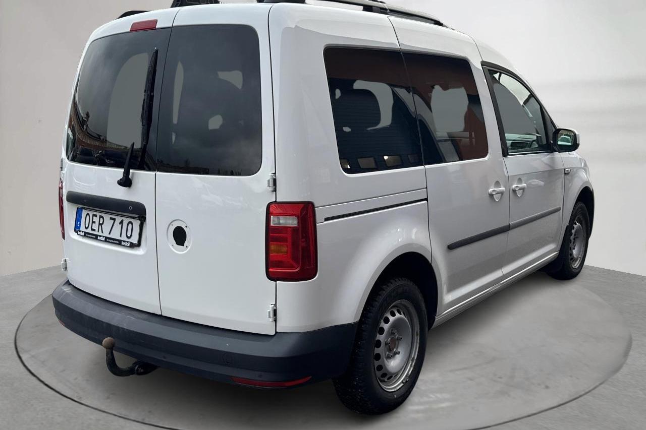 VW Caddy Life 1.4 TGI (110hk) - 111 540 km - Automatic - white - 2017