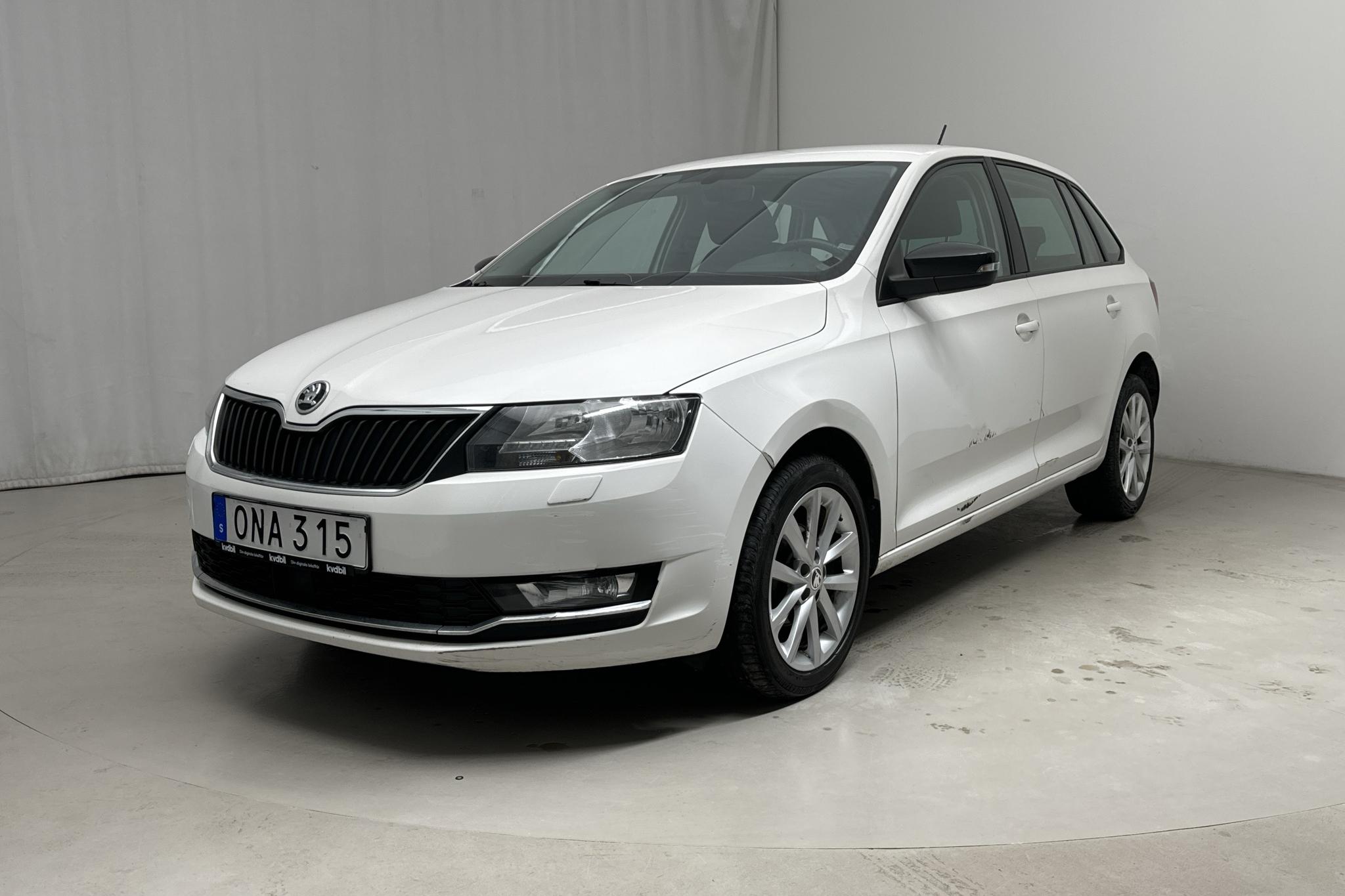 Skoda Rapid 1.4 TDI Spaceback (90hk) - 11 252 mil - Manuell - vit - 2018