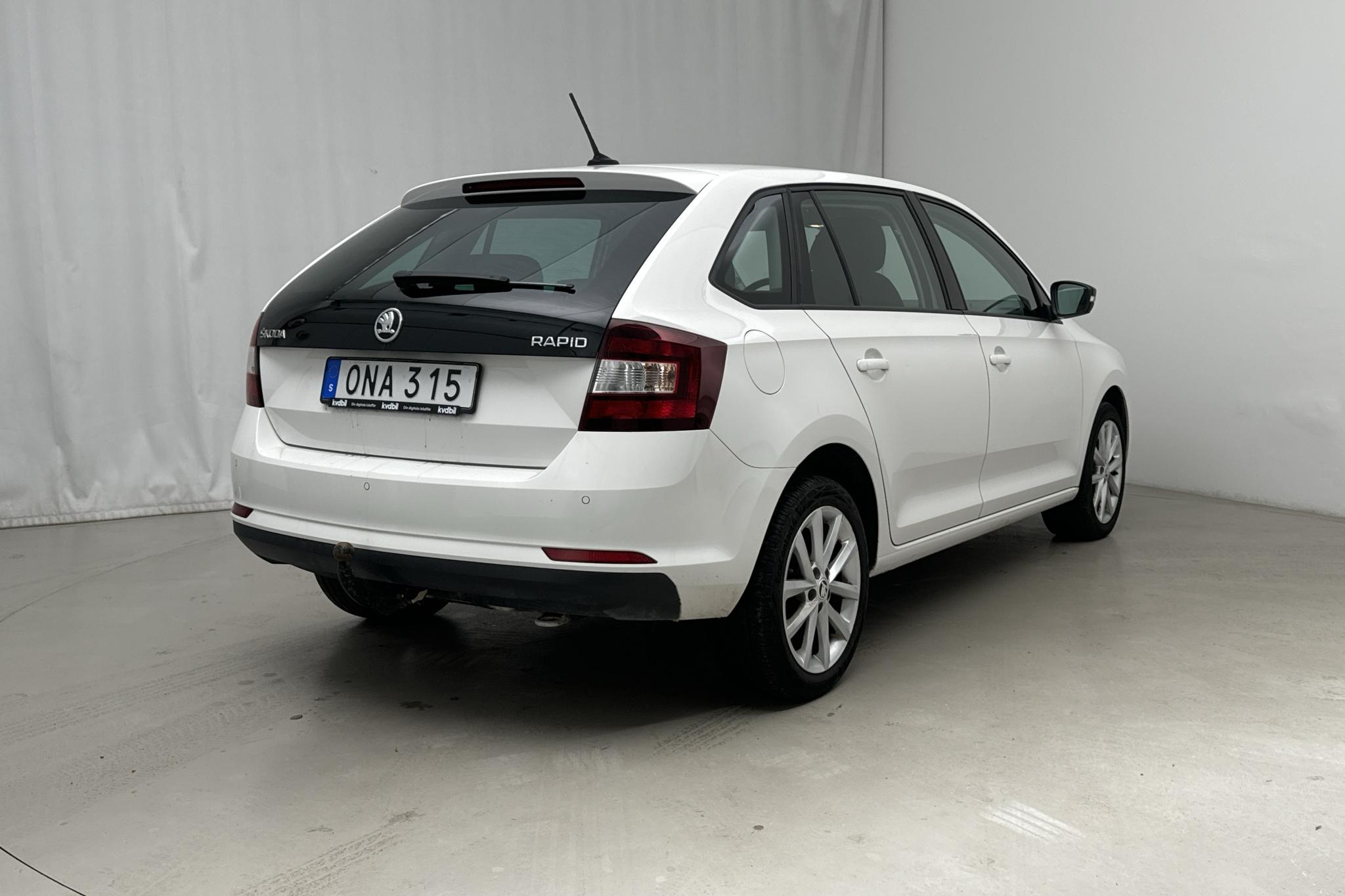 Skoda Rapid 1.4 TDI Spaceback (90hk) - 11 252 mil - Manuell - vit - 2018