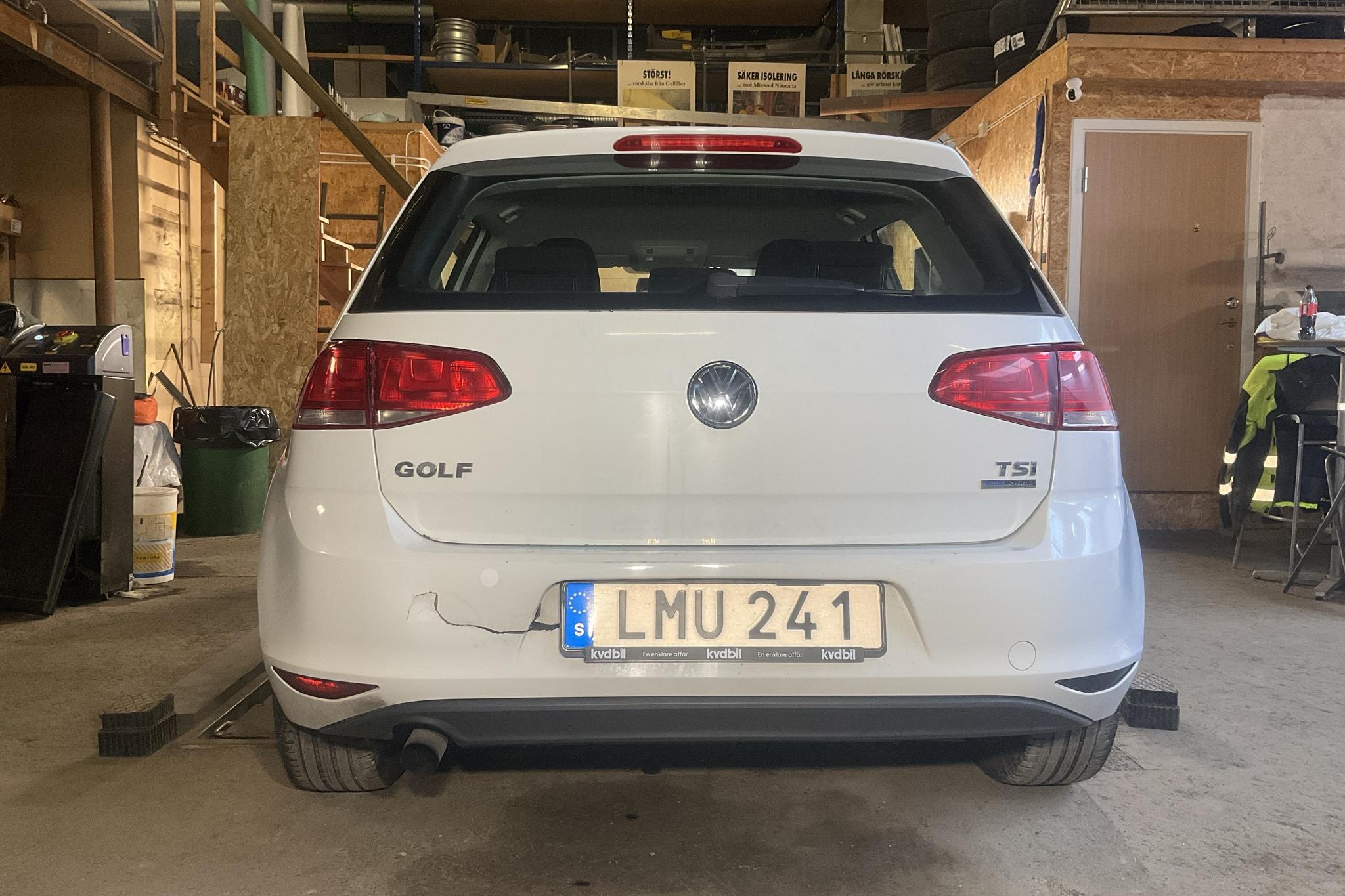 VW Golf VII 1.2 TSI 5dr (105hk) - 201 130 km - Käsitsi - valge - 2014