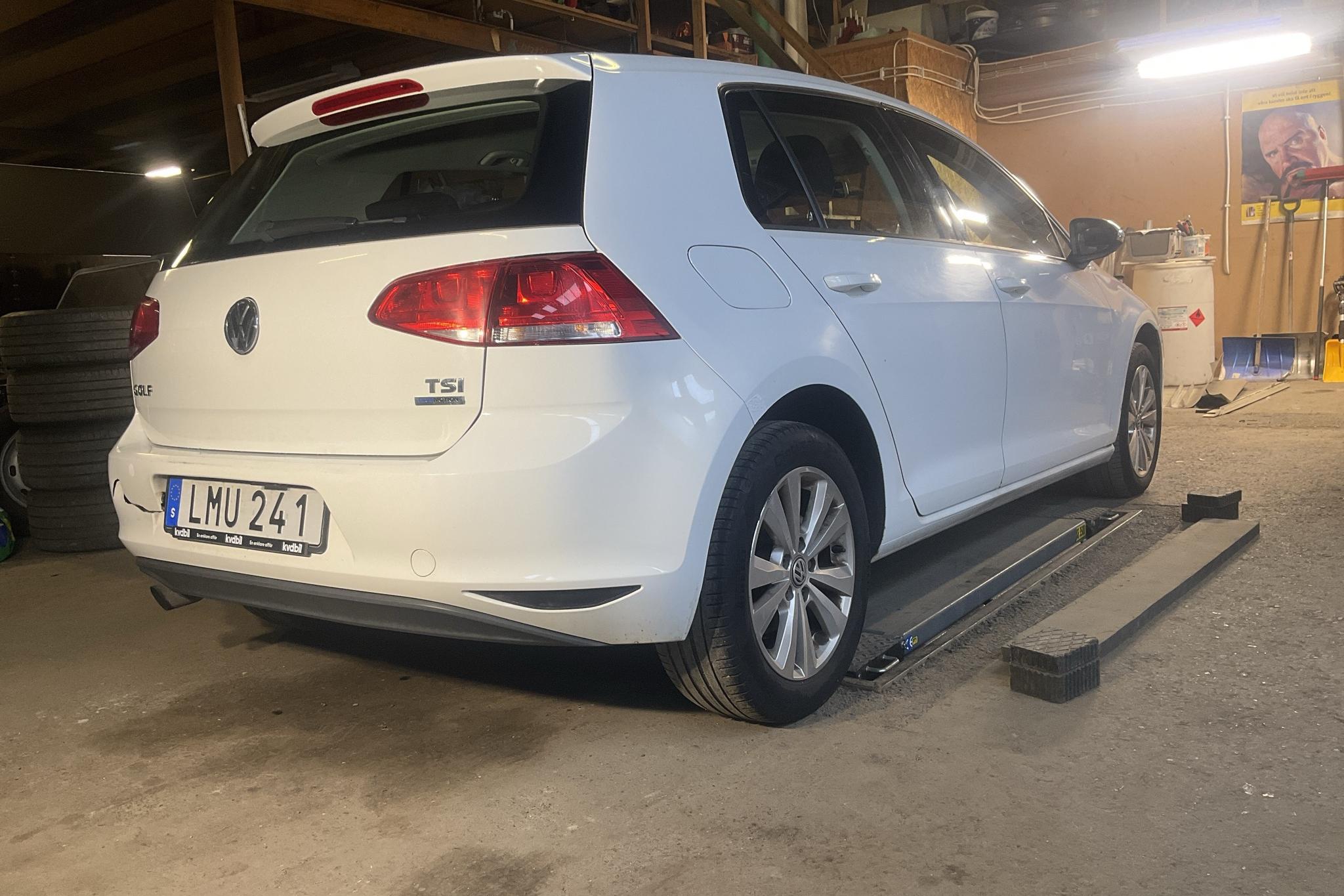 VW Golf VII 1.2 TSI 5dr (105hk) - 201 130 km - Käsitsi - valge - 2014