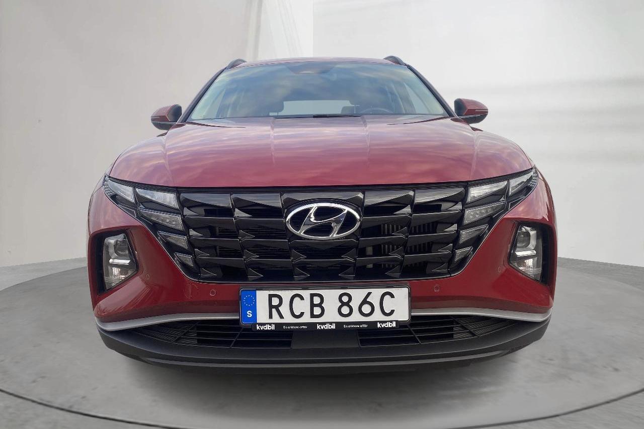 Hyundai Tucson 1.6 T-GDi 4WD (180hk) - 87 280 km - Automatyczna - czerwony - 2021