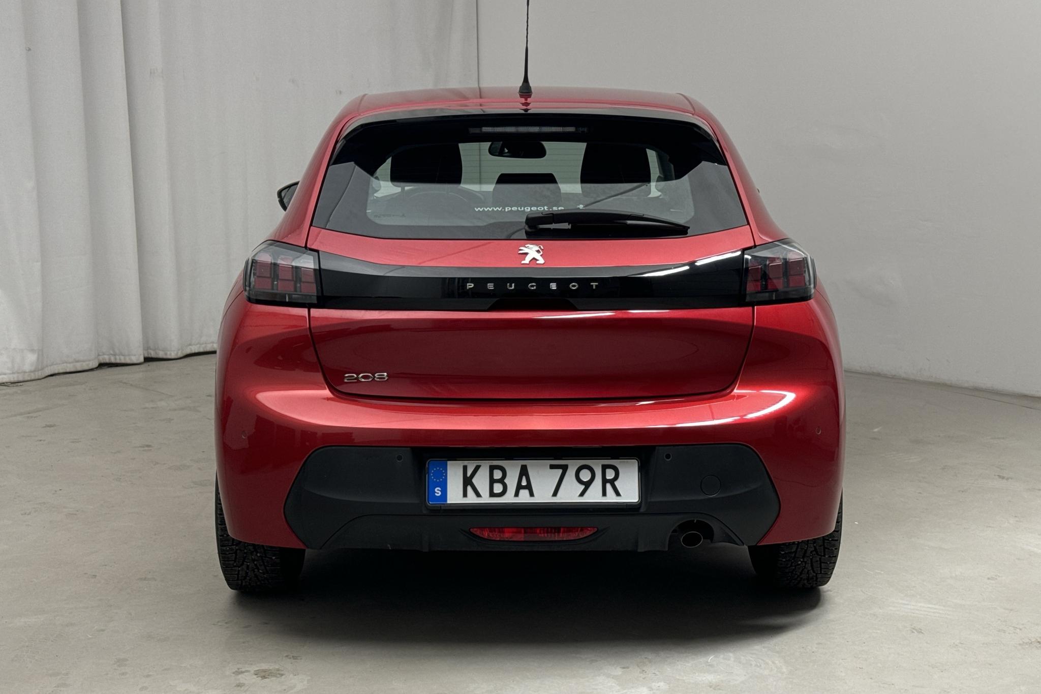 Peugeot 208 1.2 PureTech 5dr (100hk) - 12 080 km - Manual - red - 2020