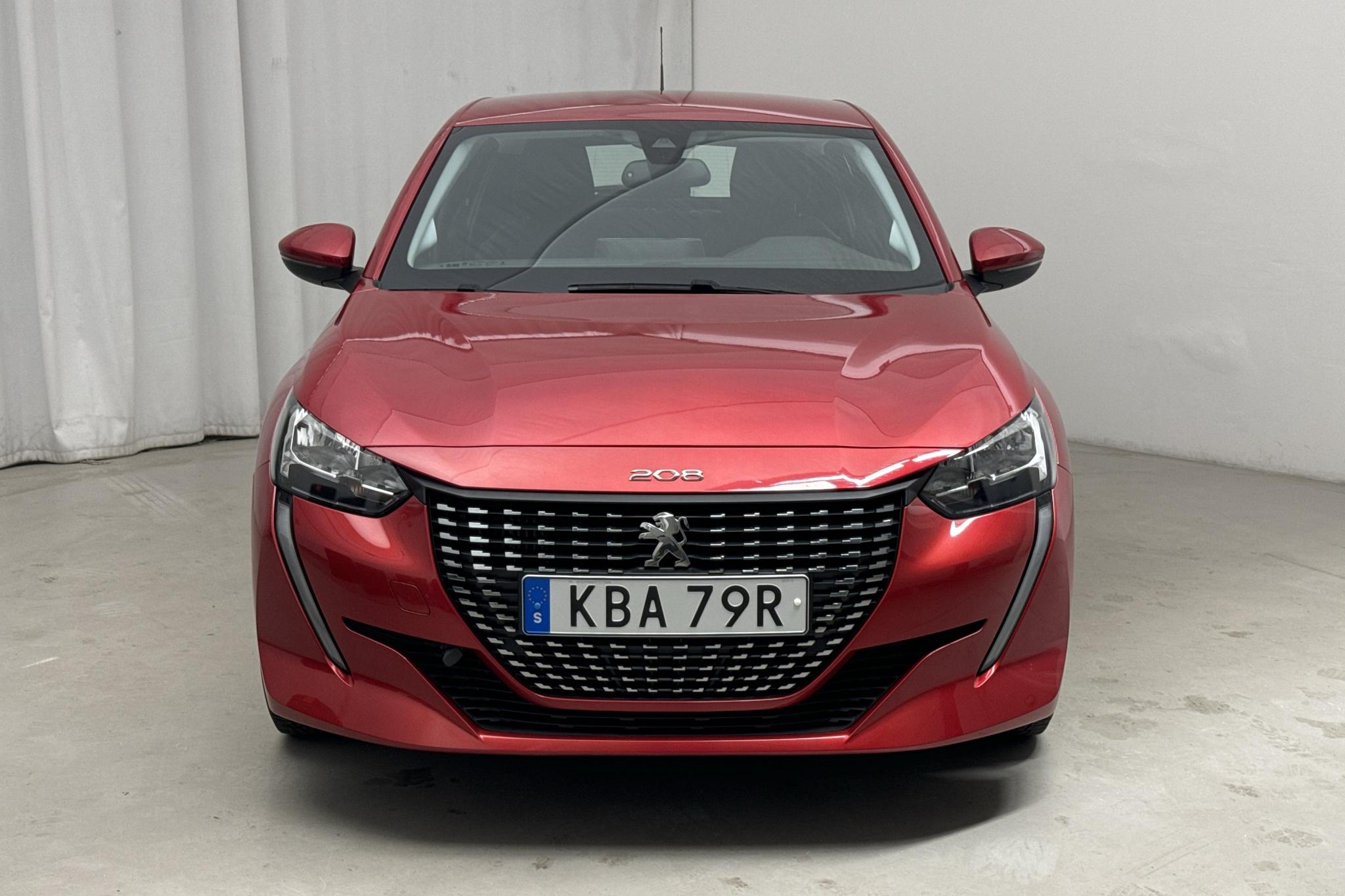 Peugeot 208 1.2 PureTech 5dr (100hk) - 12 080 km - Manual - red - 2020