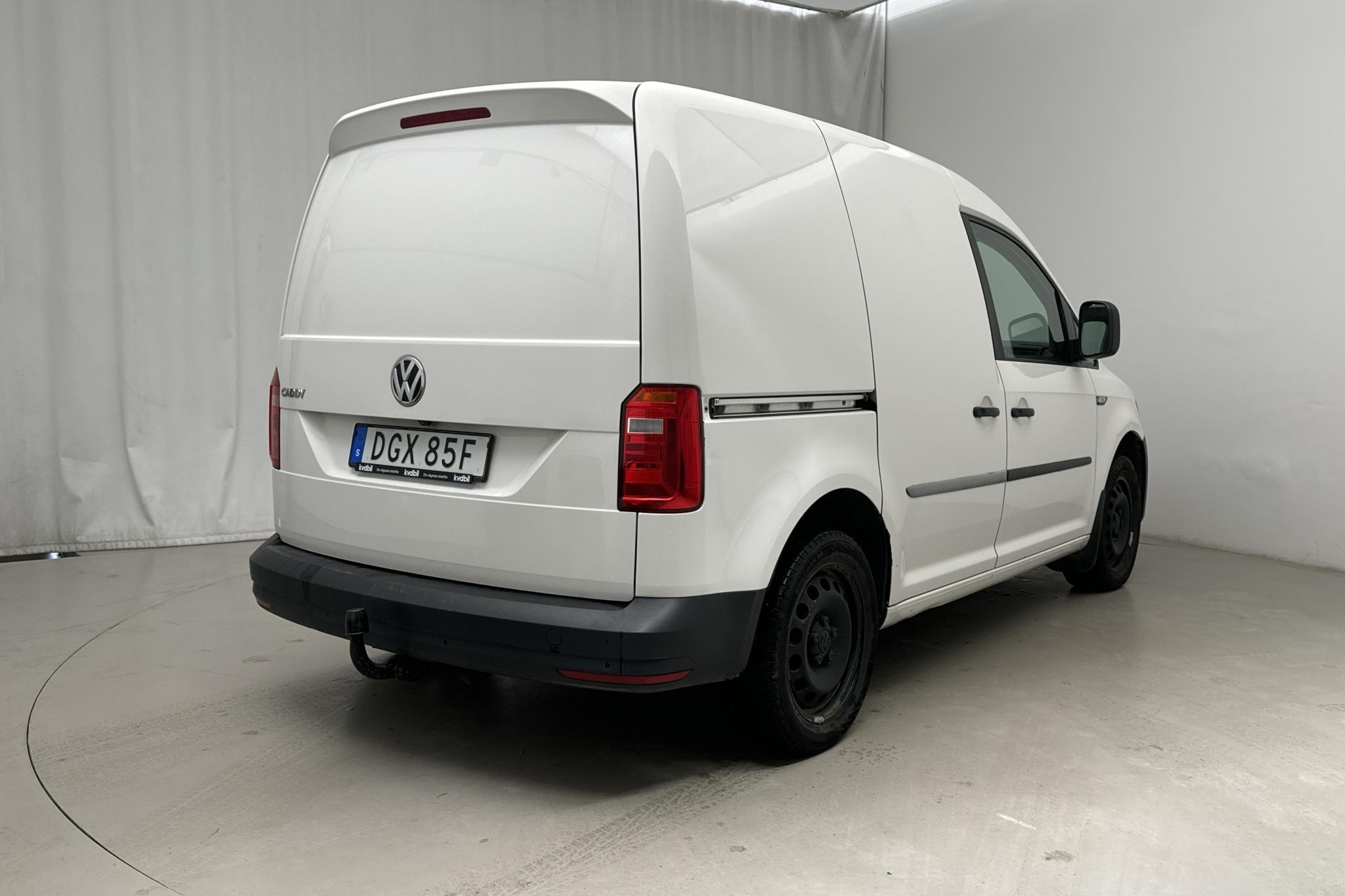 VW Caddy 1.4 TSI Skåp (125hk) - 12 470 mil - Automat - vit - 2019