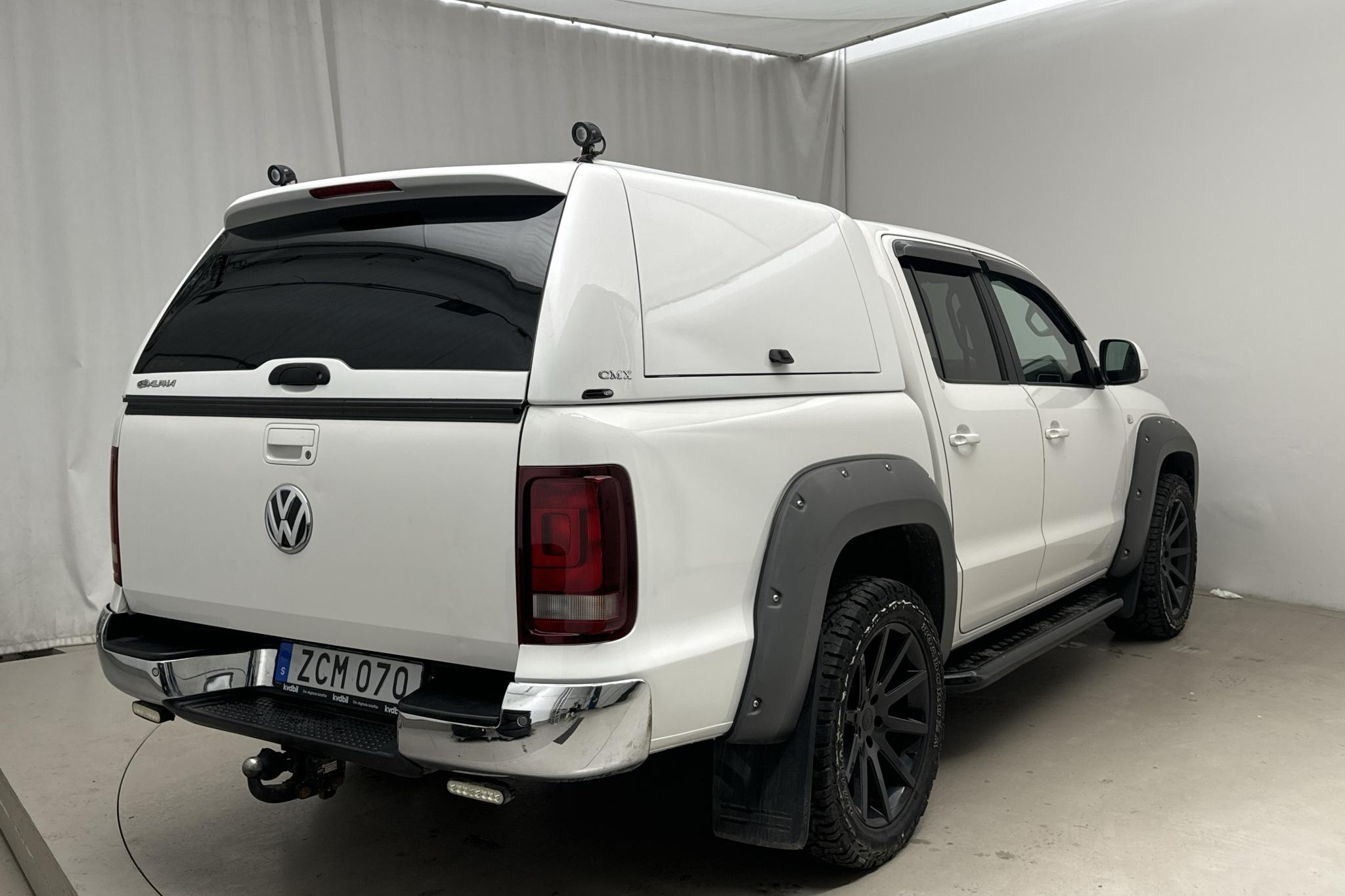 VW Amarok 3.0 TDI 4motion (224hk) - 15 432 mil - Automat - vit - 2018