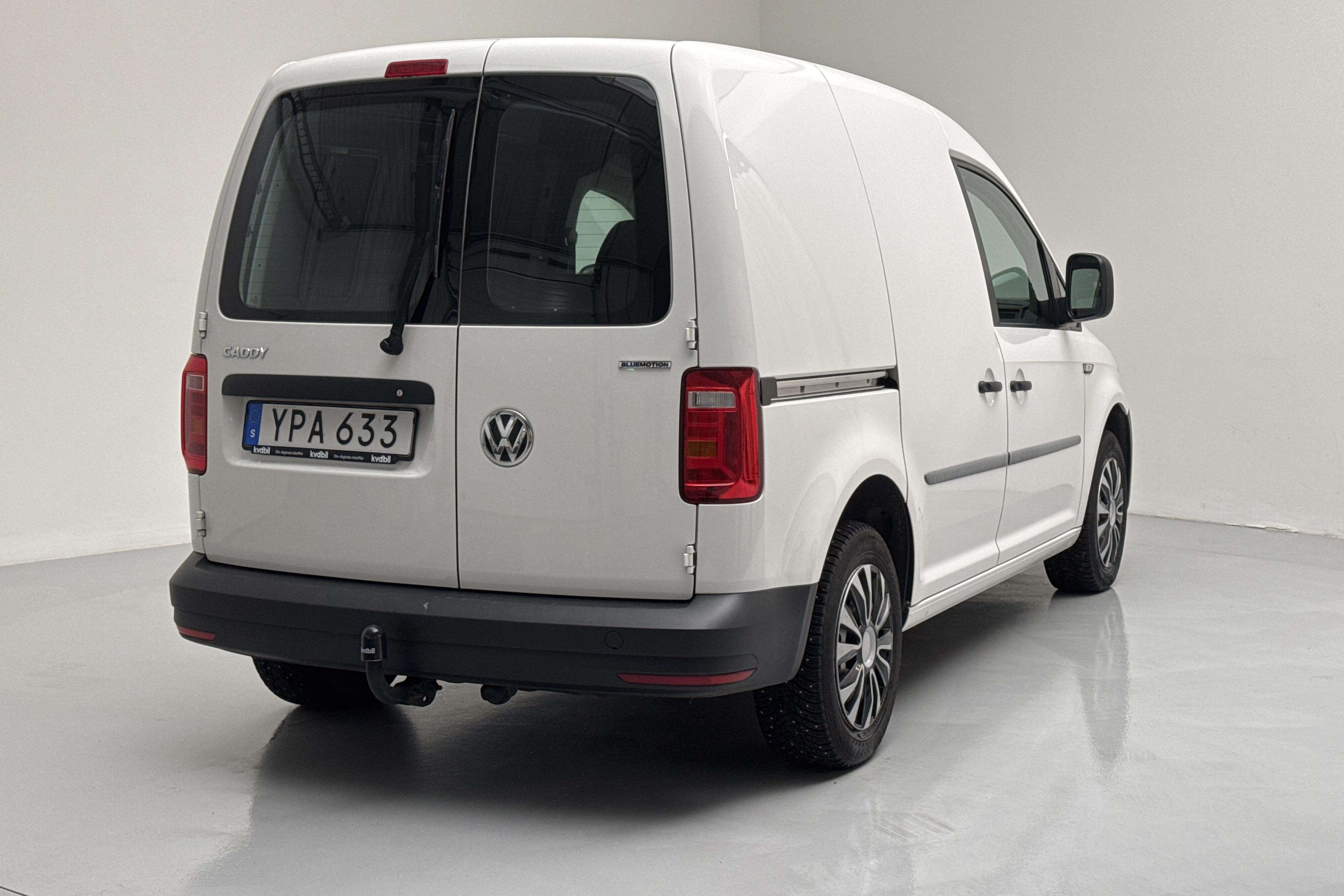 VW Caddy 1.4 TGI Skåp (110hk) - 6 701 mil - Manuell - vit - 2018