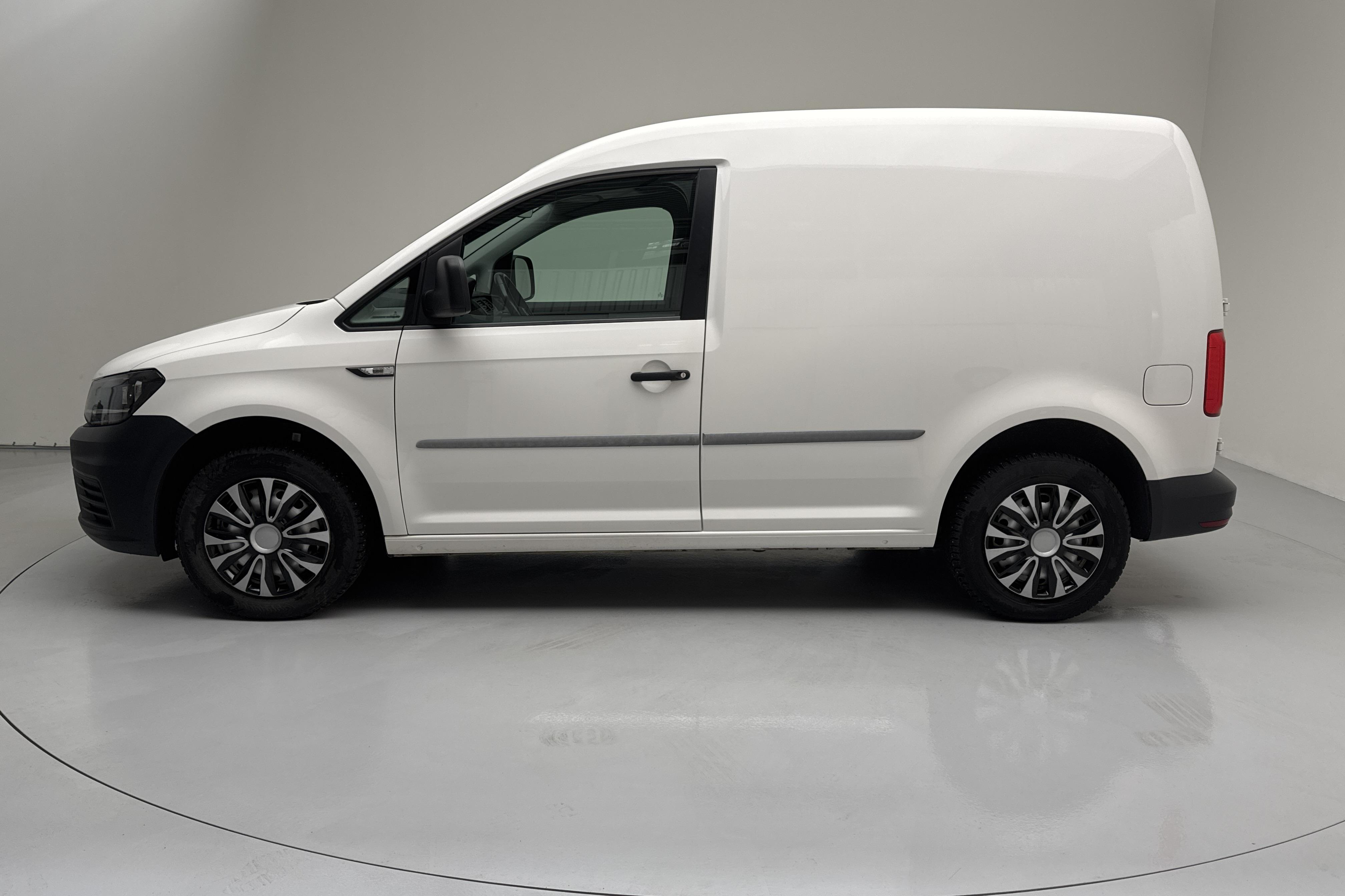 VW Caddy 1.4 TGI Skåp (110hk) - 6 701 mil - Manuell - vit - 2018