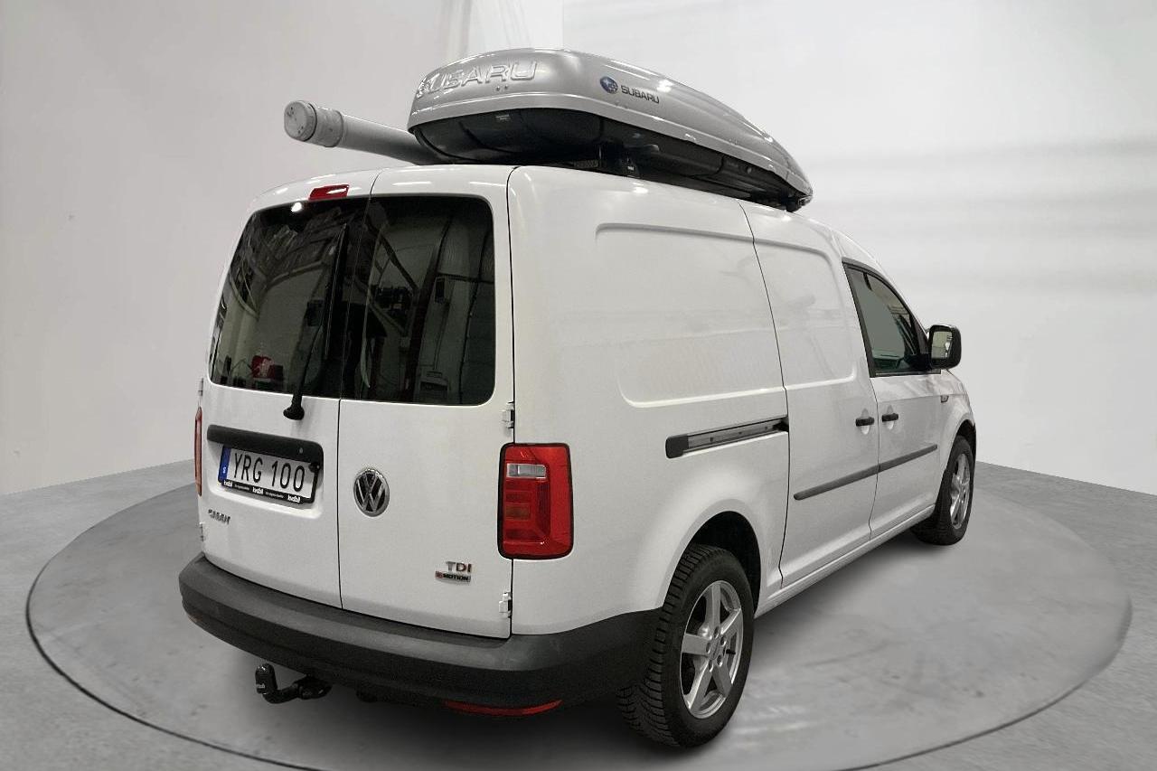 VW Caddy 2.0 TDI Maxi Skåp 4MOTION (150hk) - 34 600 km - Automatyczna - biały - 2018