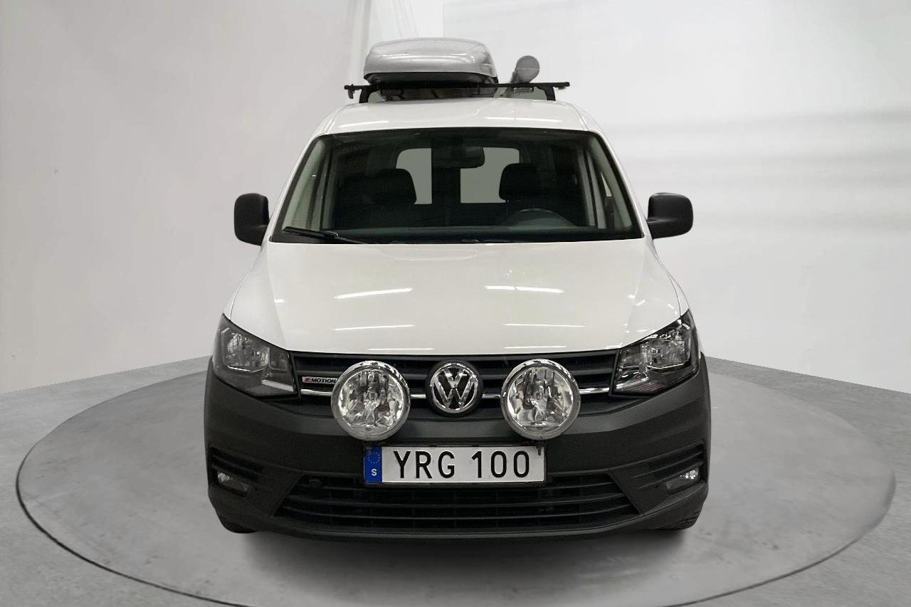 VW Caddy 2.0 TDI Maxi Skåp 4MOTION (150hk) - 34 600 km - Automatyczna - biały - 2018