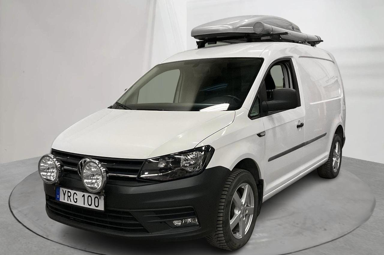 VW Caddy 2.0 TDI Maxi Skåp 4MOTION (150hk) - 34 600 km - Automatyczna - biały - 2018