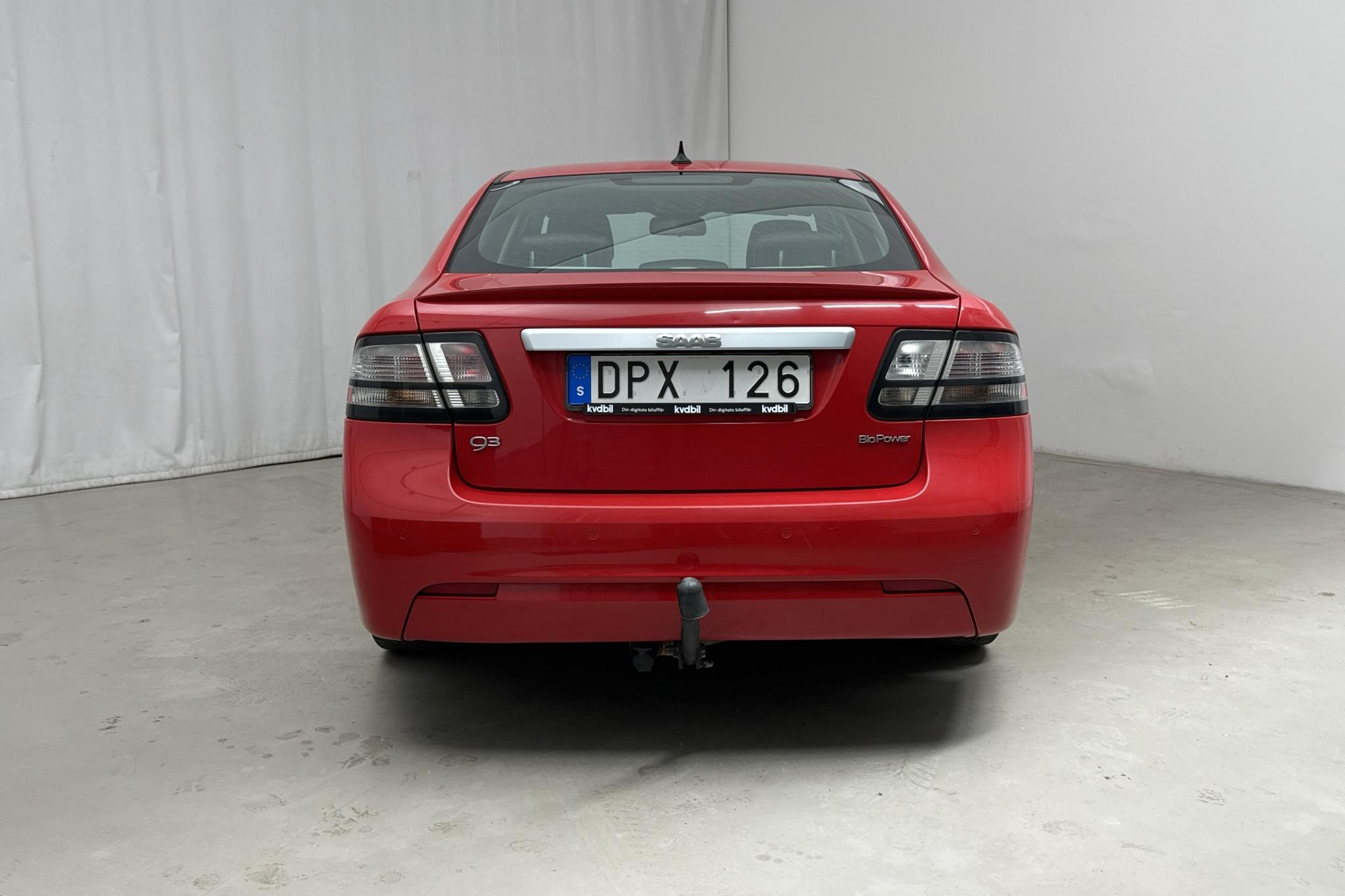 Saab 9-3 2.0 Biopower SportSedan (163hk) - 199 520 km - Automatyczna - czerwony - 2012