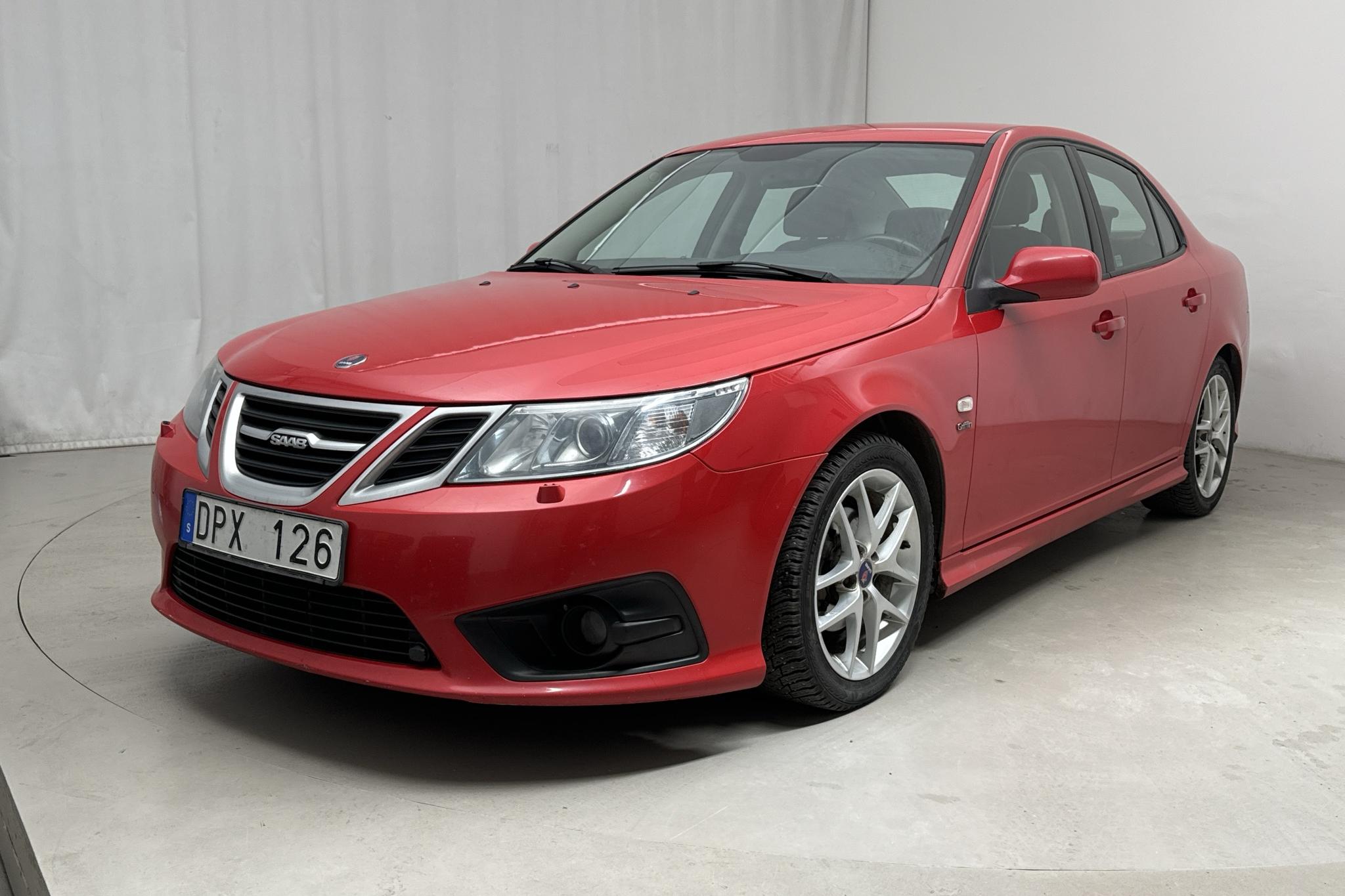 Saab 9-3 2.0 Biopower SportSedan (163hk) - 199 520 km - Automatyczna - czerwony - 2012