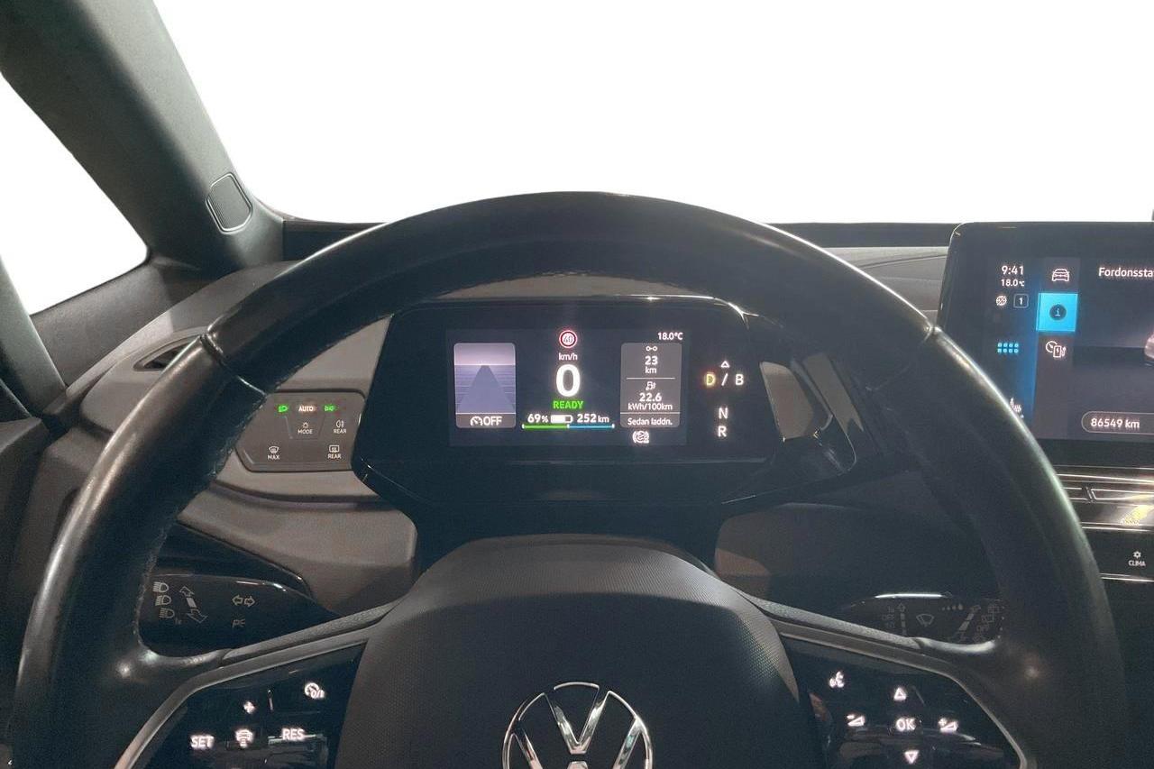 VW ID.3 58kWh (204hk) - 86 550 km - Automaatne - hall - 2020