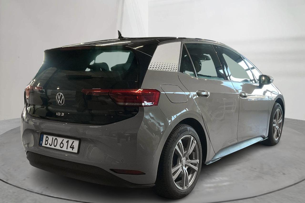 VW ID.3 58kWh (204hk) - 86 550 km - Automatyczna - szary - 2020